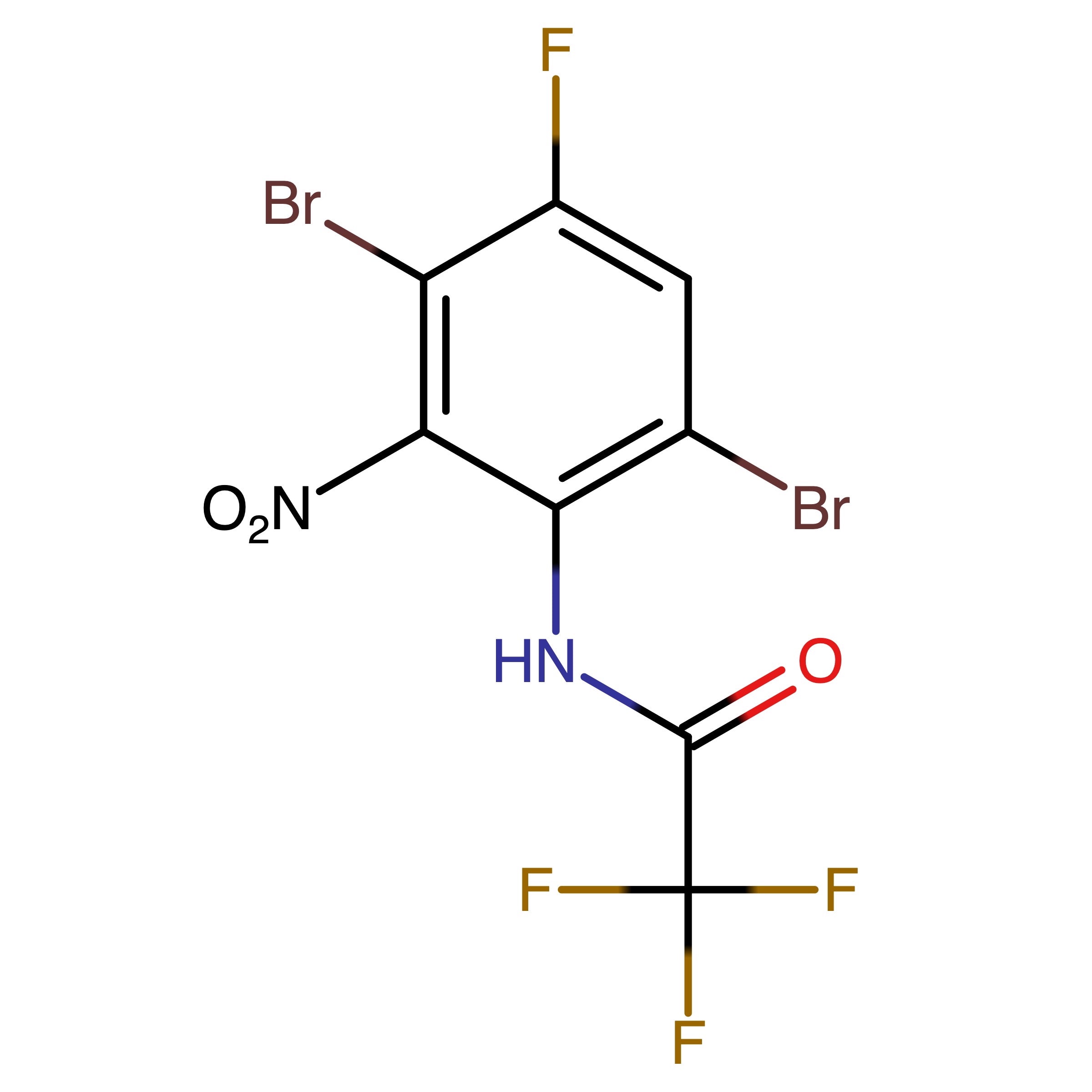 CAS RN 1347736-81-5 | N-(2,5-Dibromo-4-fluoro-6-nitrophenyl)-2,2,2-trifluoroacetamide