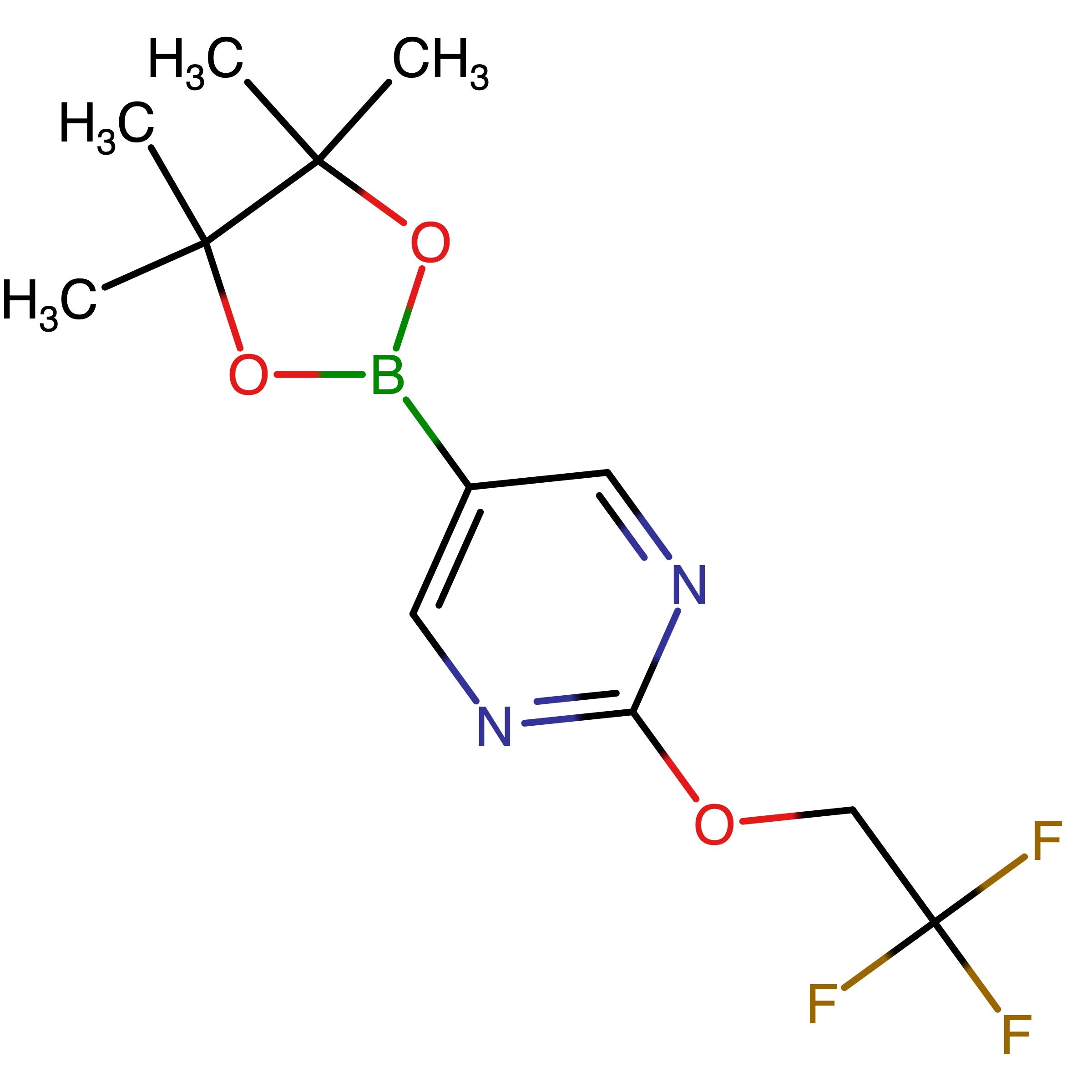 CAS RN 1351234-12-2 | 5-(4,4,5,5-Tetramethyl-1,3,2-dioxaborolan-2-yl)-2-(2,2,2-trifluoroethoxy)pyrimidine | MFCD18311855