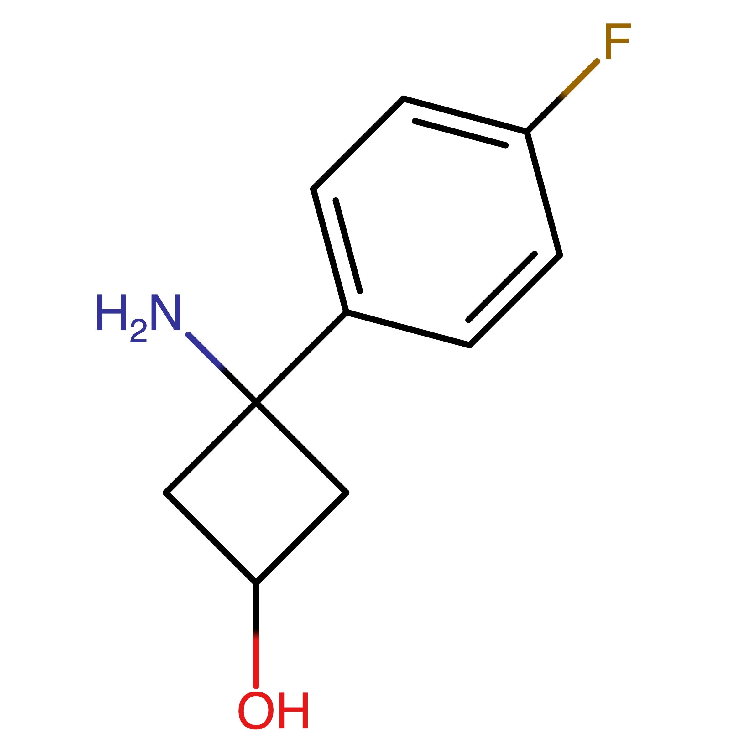 CAS RN 1353636-62-0 | 3-Amino-3-(4-fluorophenyl)cyclobutanol | MFCD20524879