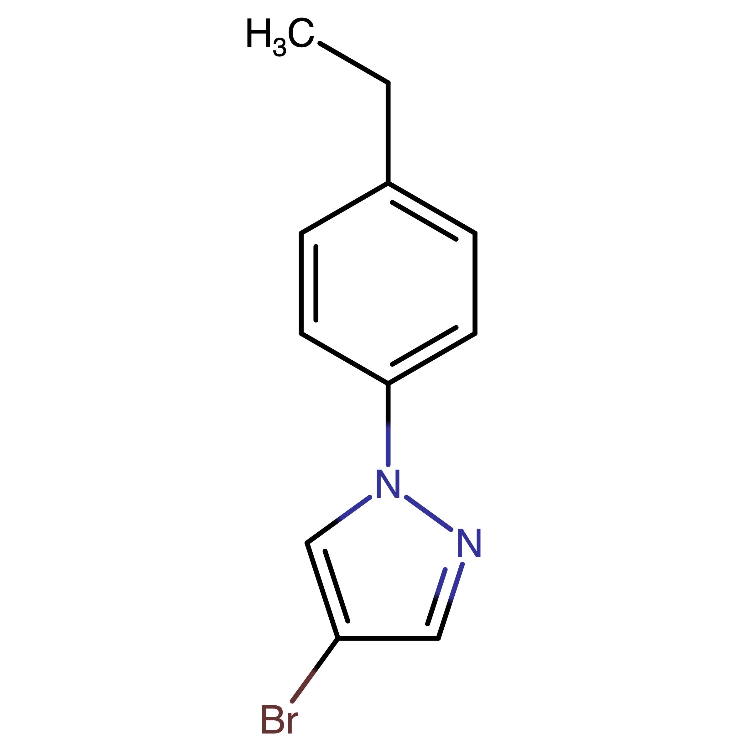 CAS RN 1353856-50-4 | 4-Bromo-1-(4-ethylphenyl)-1H-pyrazole | MFCD21100076