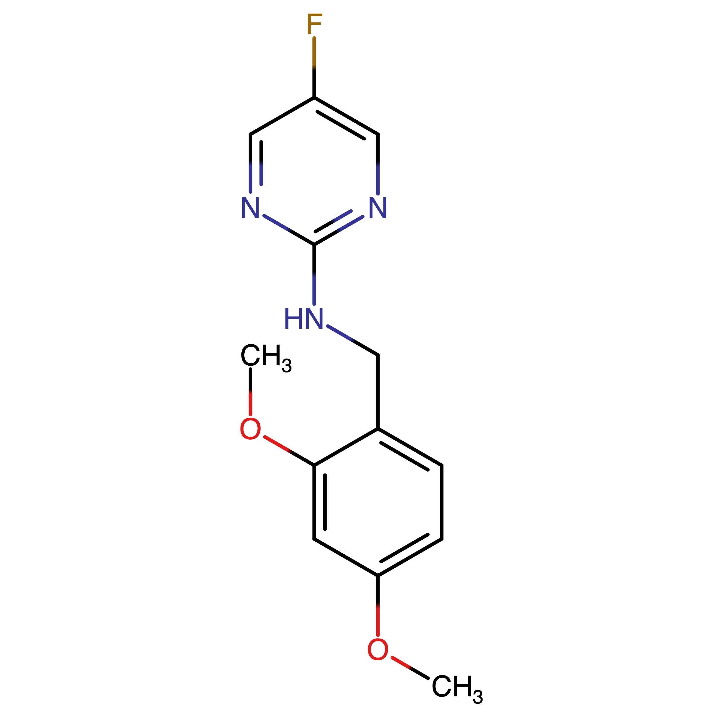 CAS RN 1354819-21-8 | N-(2,4-Dimethoxybenzyl)-5-fluoropyrimidin-2-amine | MFCD26158677