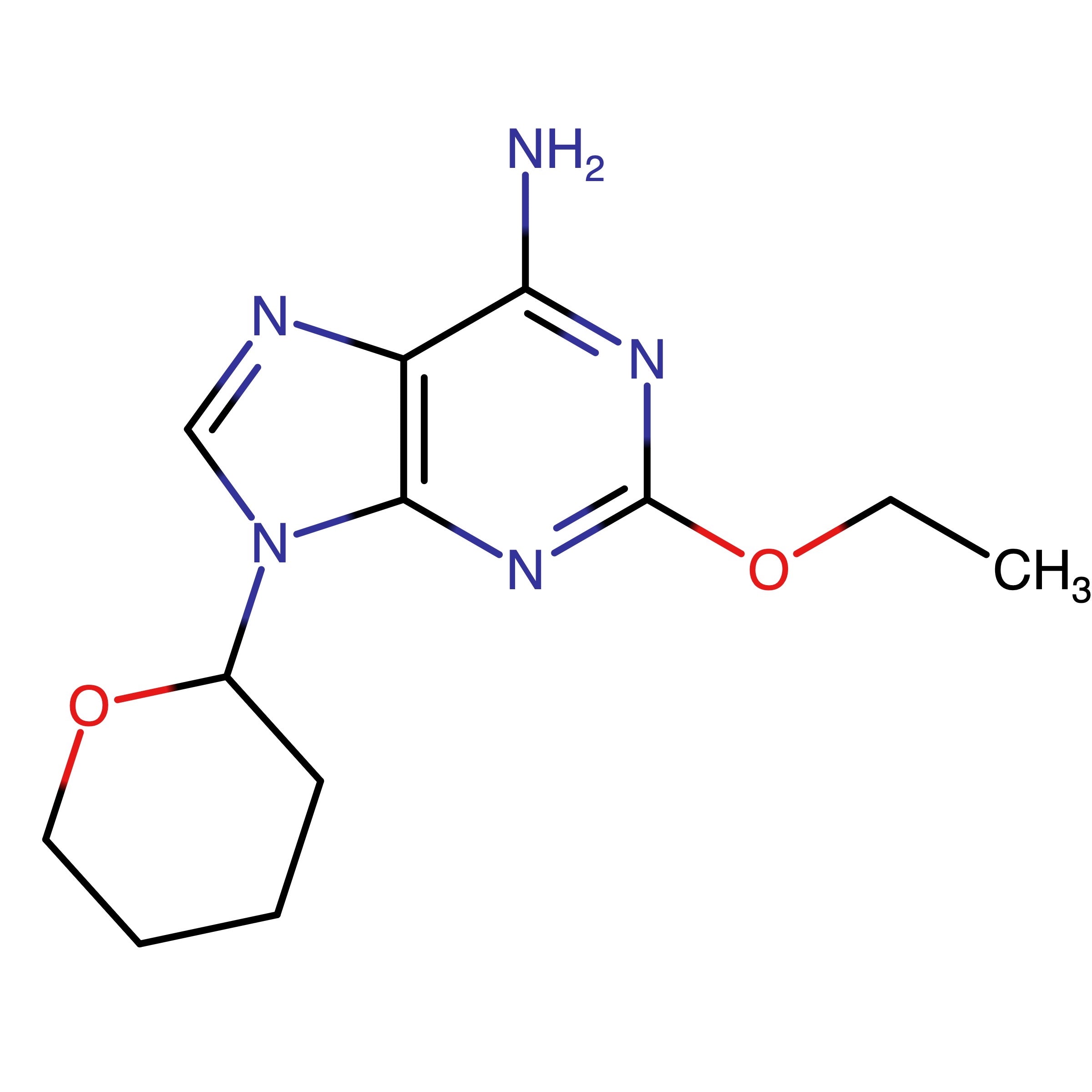 CAS RN 1355614-13-9 | 2-Ethoxy-9-(tetrahydro-2H-pyran-2-yl)-9H-purin-6-amine