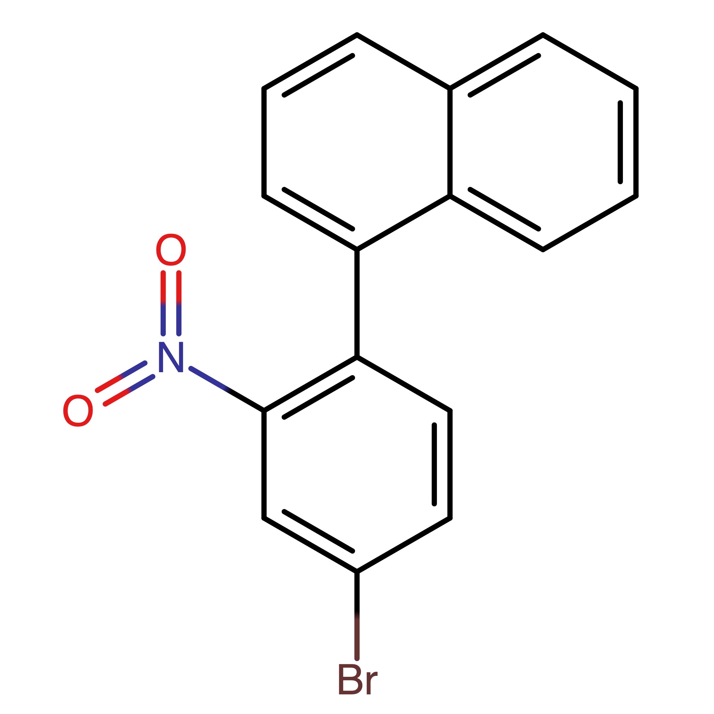 CAS RN 1357572-65-6 | 1-(4-Bromo-2-nitrophenyl)naphthalene