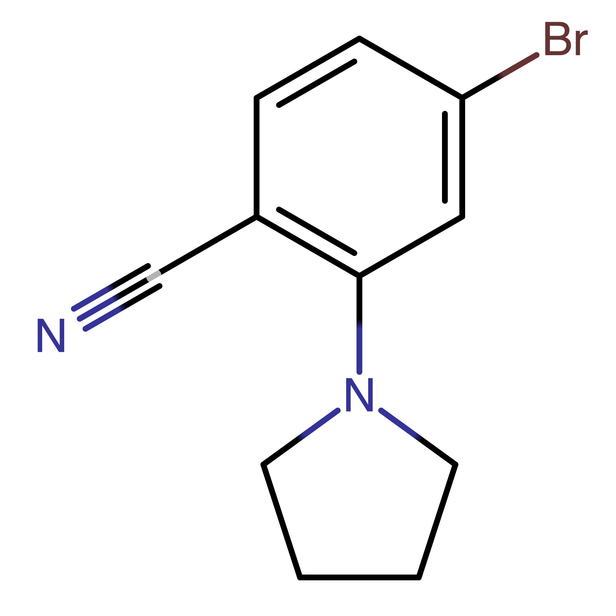 CAS RN 1359821-89-8 | 4-Bromo-2-(pyrrolidin-1-yl)benzonitrile | MFCD11039005