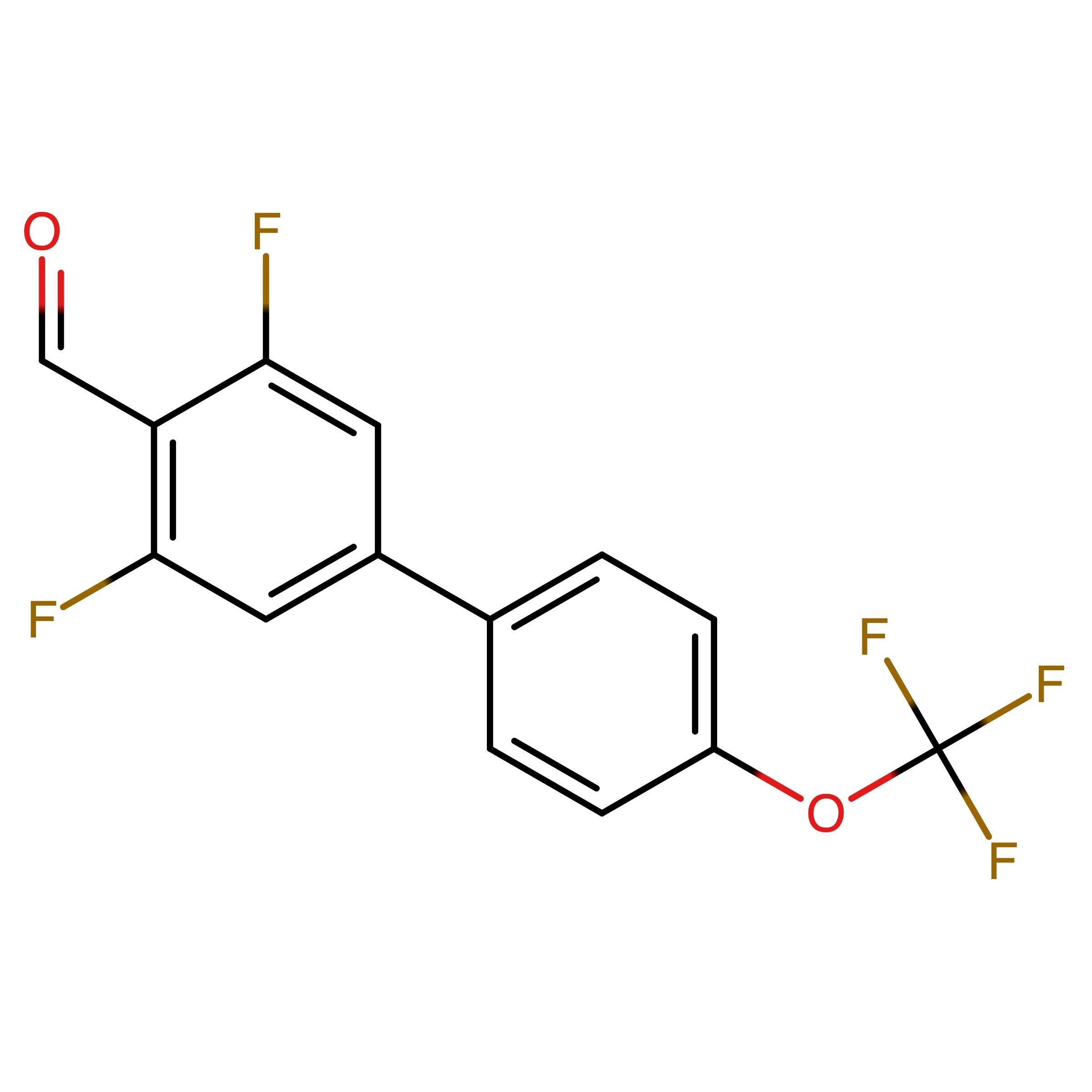 CAS RN 1361968-38-8 | 3,5-Difluoro-4'-(trifluoromethoxy)-[1,1'-biphenyl]-4-carbaldehyde