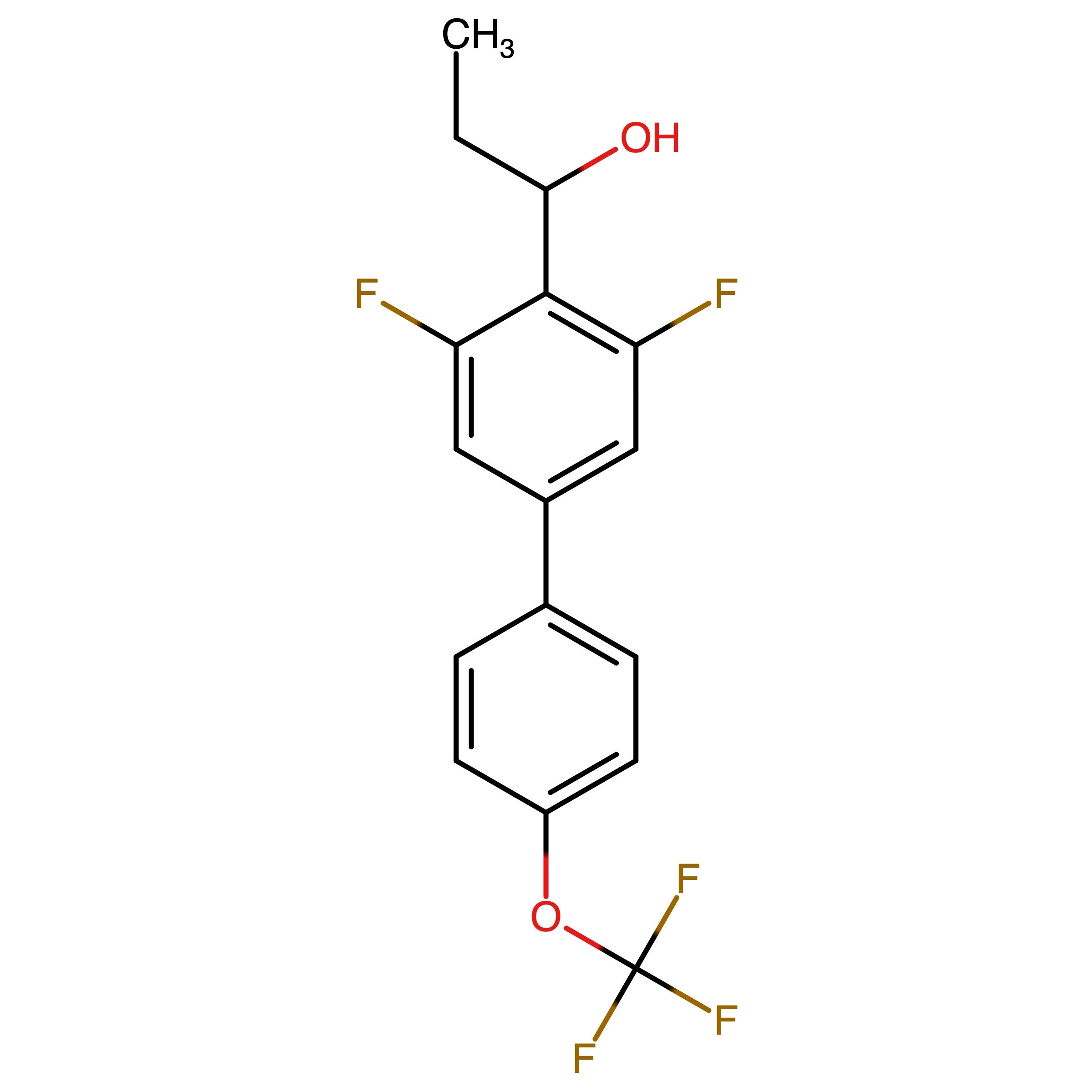 CAS RN 1361968-42-4 | 1-(3,5-Difluoro-4'-(trifluoromethoxy)-[1,1'-biphenyl]-4-yl)propan-1-ol