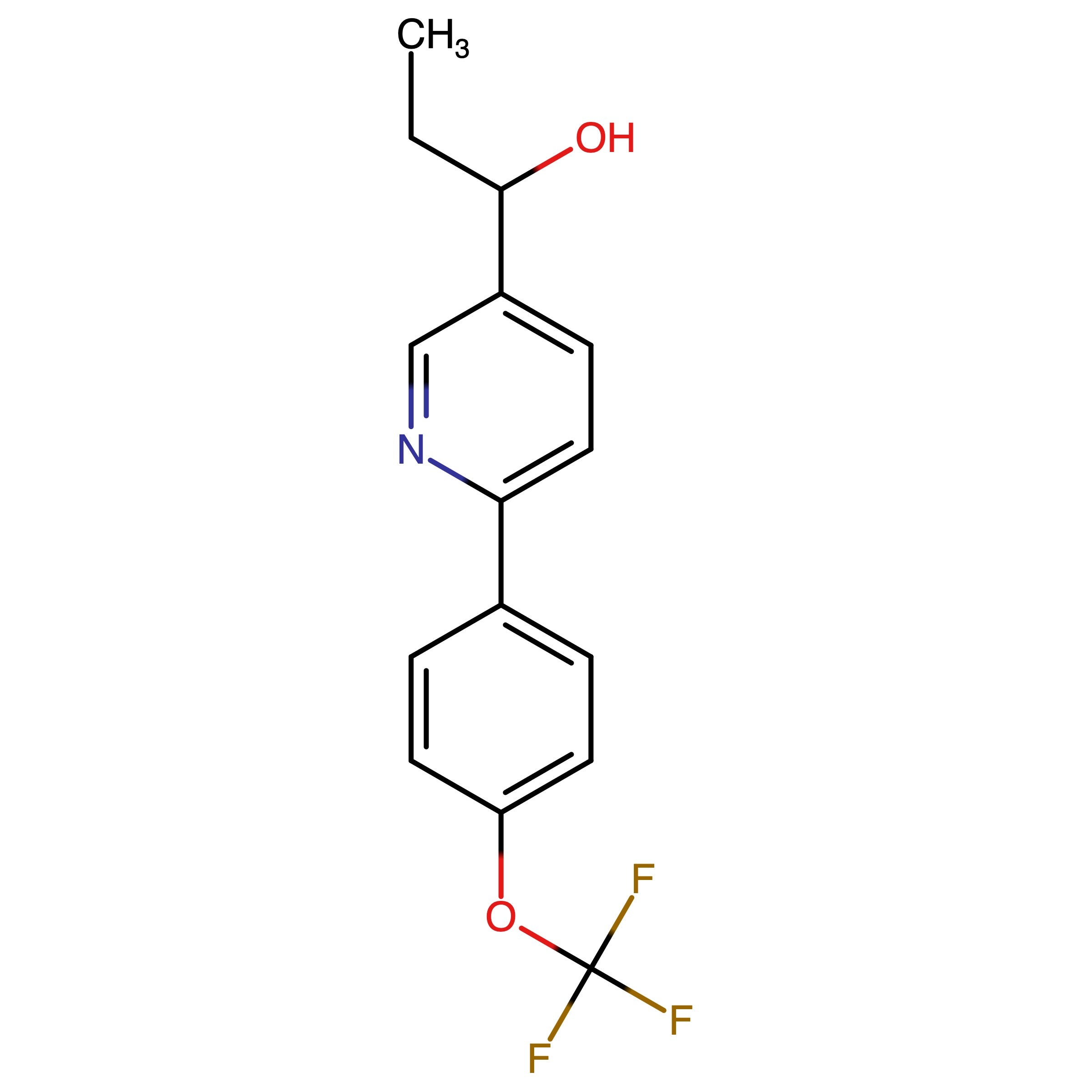 CAS RN 1361968-43-5 | 1-(6-(4-(Trifluoromethoxy)phenyl)pyridin-3-yl)propan-1-ol