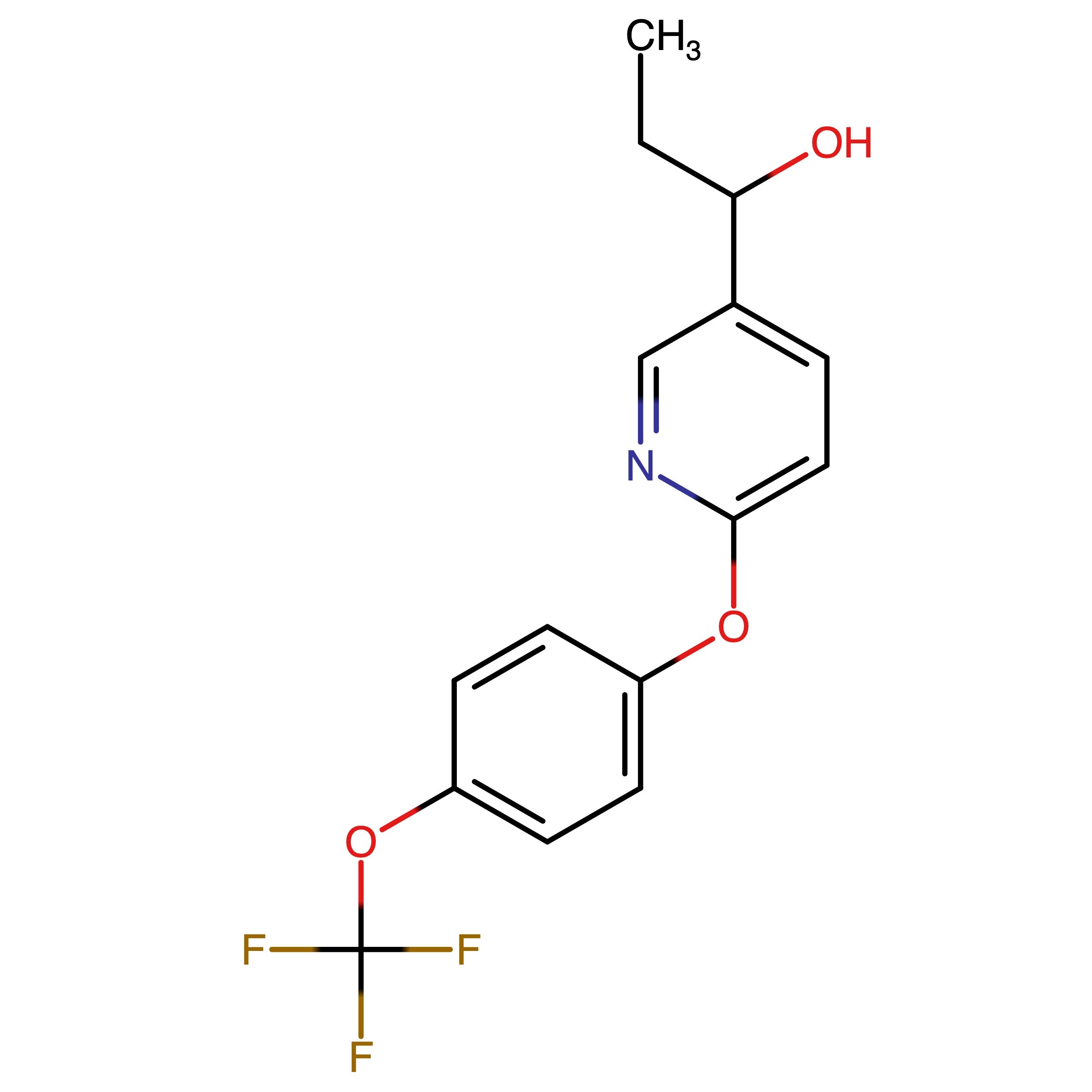CAS RN 1361968-47-9 | 1-(6-(4-(Trifluoromethoxy)phenoxy)pyridin-3-yl)propan-1-ol
