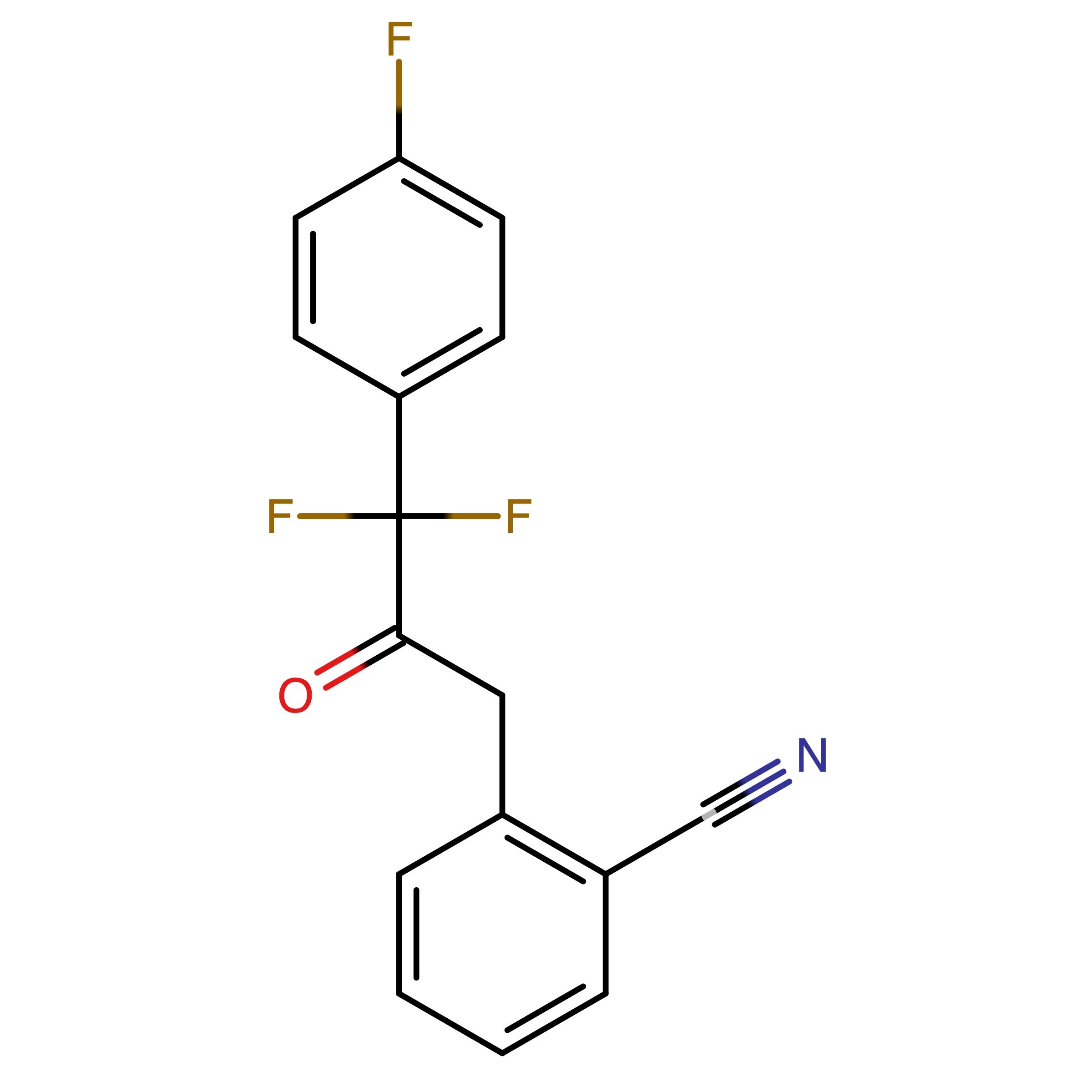 CAS RN 1362689-50-6 | 2-(3,3-Difluoro-3-(4-fluorophenyl)-2-oxopropyl)benzonitrile