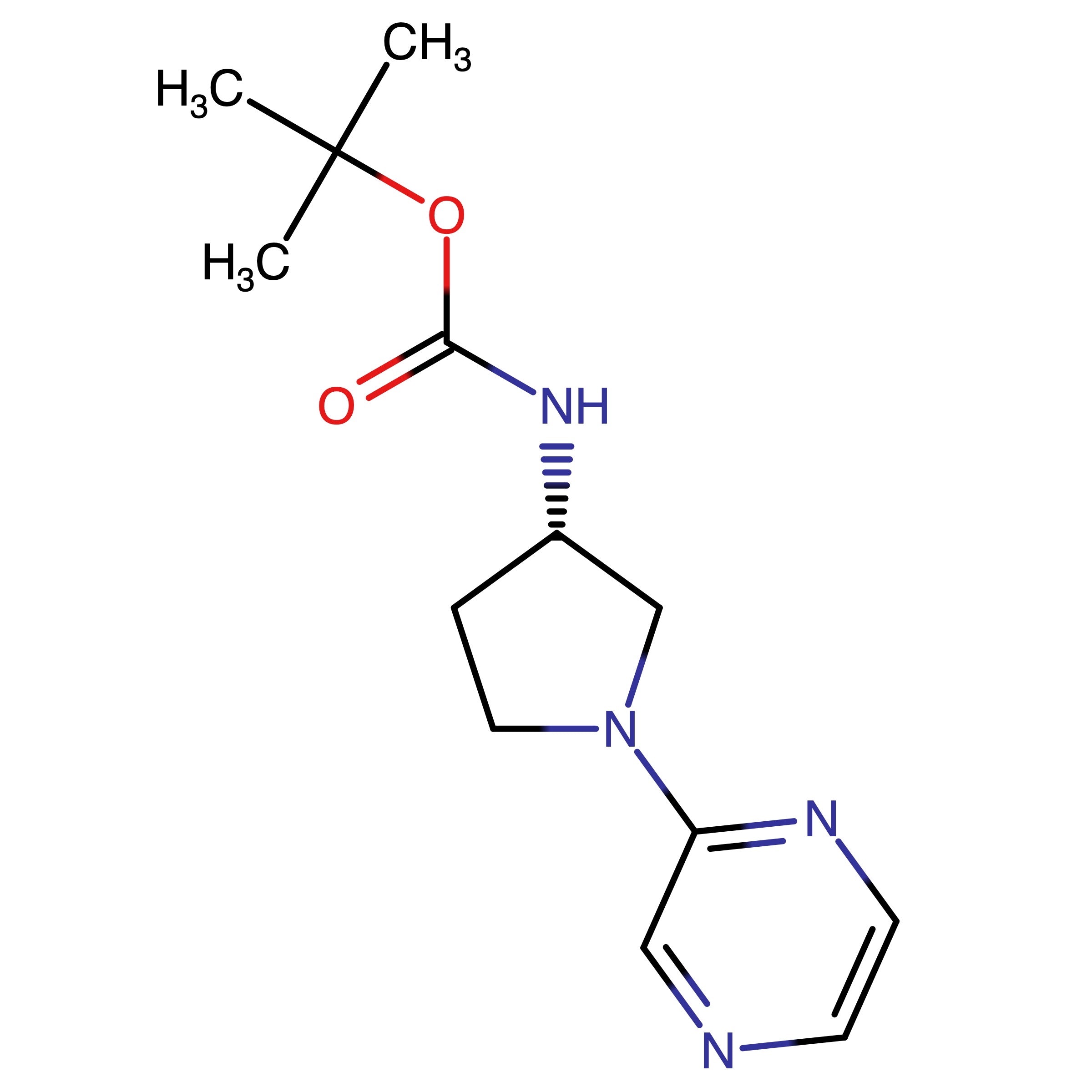 CAS RN 1365936-65-7 | (S)-tert-Butyl (1-(pyrazin-2-yl)pyrrolidin-3-yl)carbamate