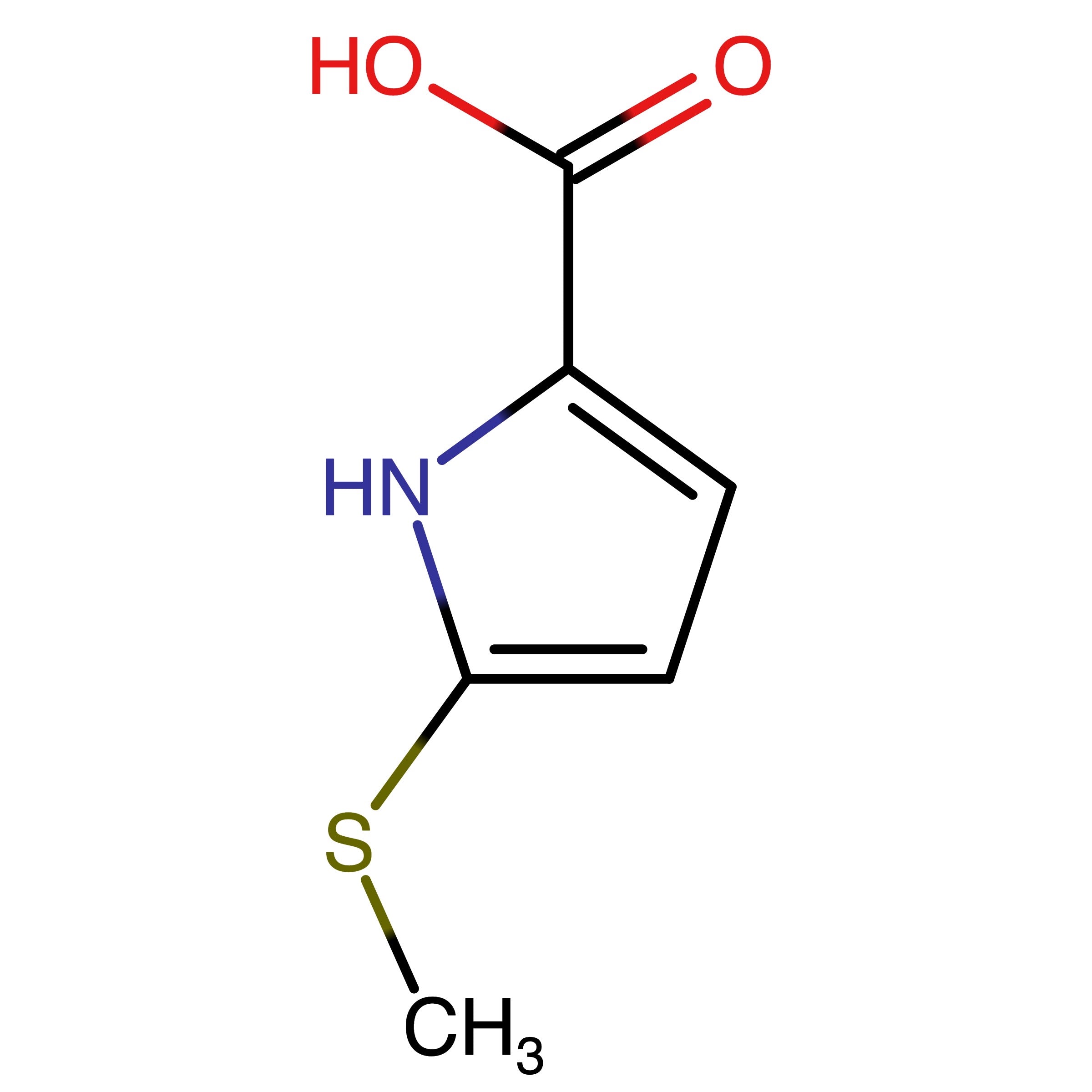CAS RN 1368113-19-2 | 5-(Methylsulfanyl)-1H-pyrrole-2-carboxylic acid | MFCD22069419