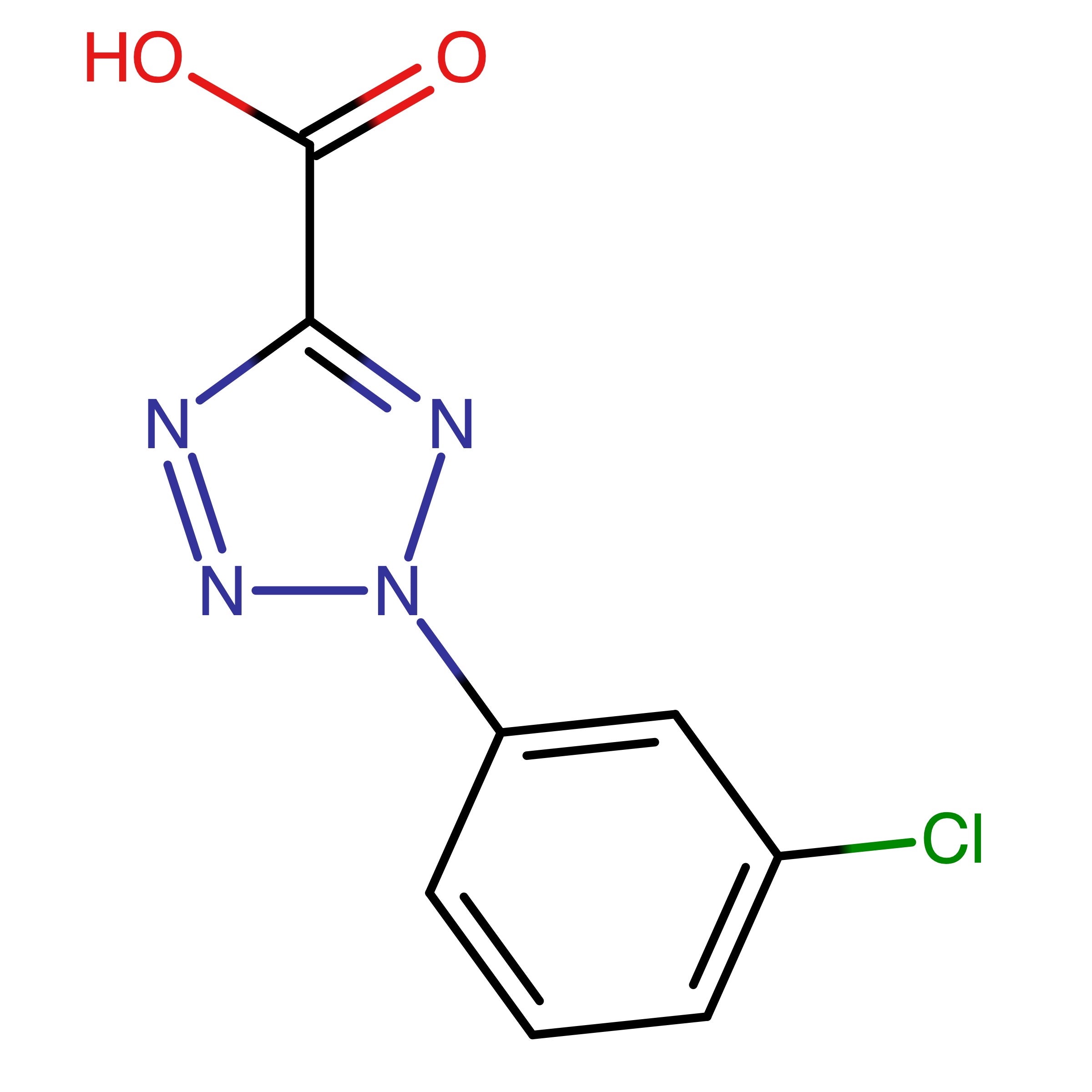 CAS RN 1368985-29-8 | 2-(3-Chloro-phenyl)-2H-tetrazole-5-carboxylic acid