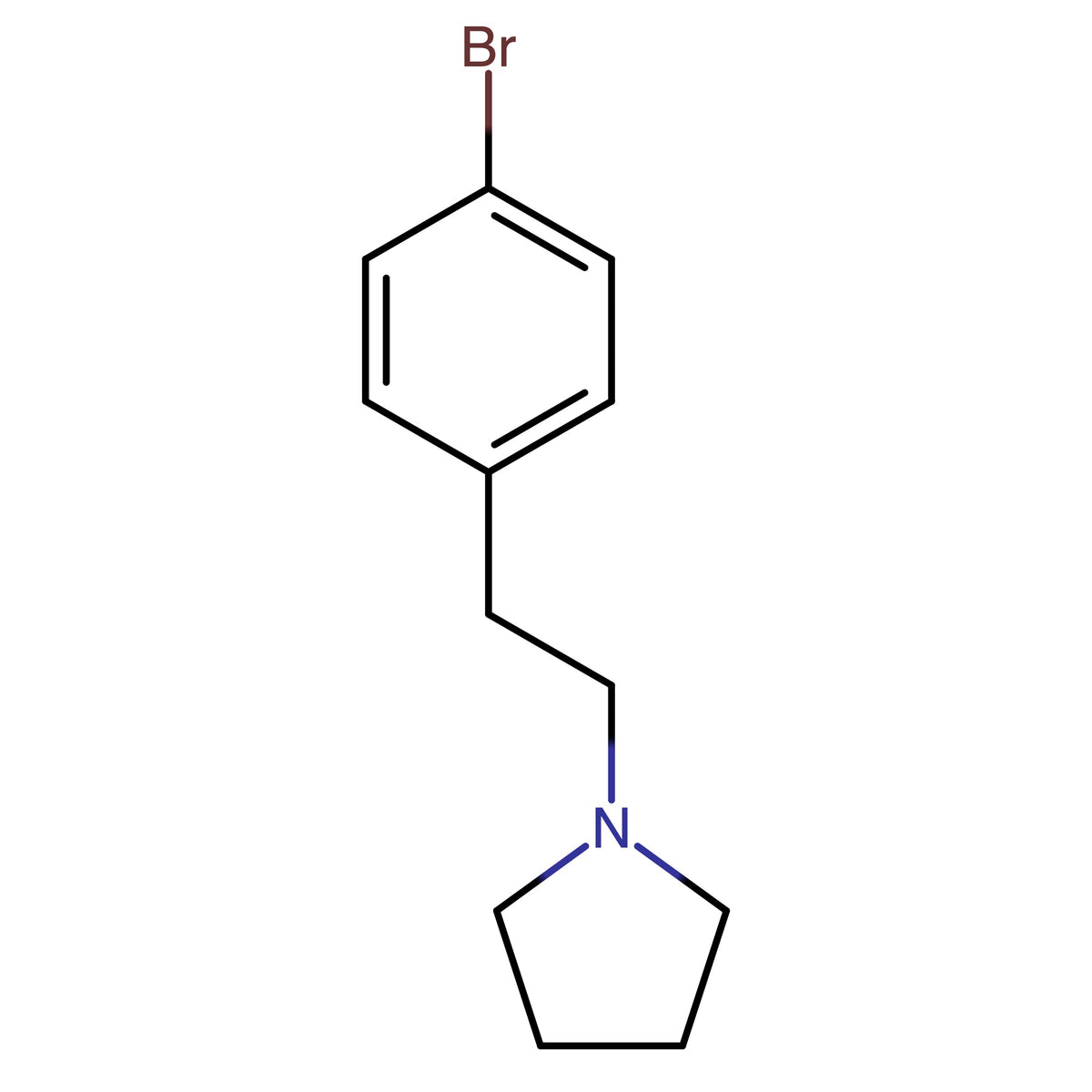 CAS RN 13734-70-8 | 1-[2-(4-Bromophenyl)ethyl]pyrrolidine | MFCD22989404