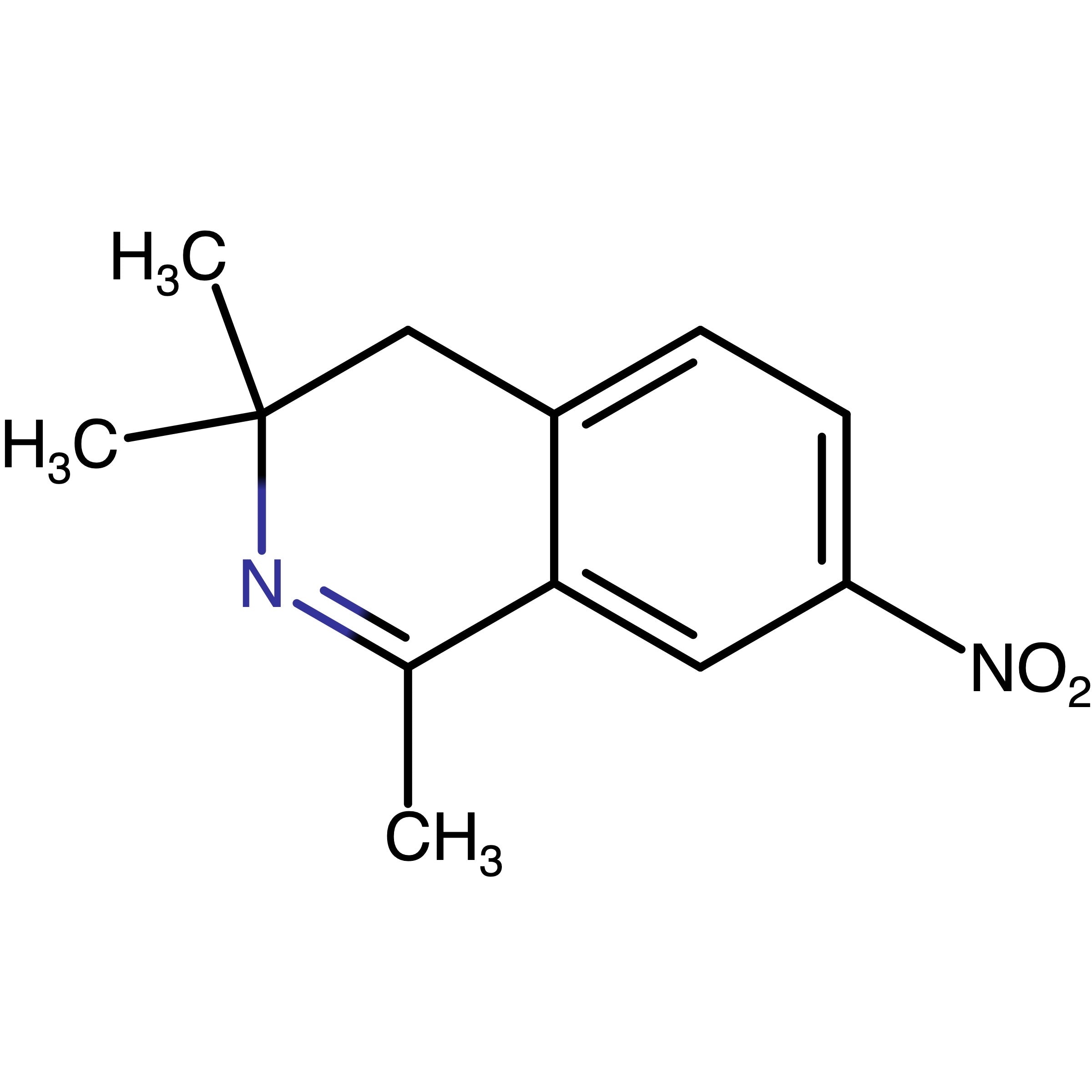 CAS RN 1373769-53-9 | 1,3,3-Trimethyl-7-nitro-3,4-dihydroisoquinoline