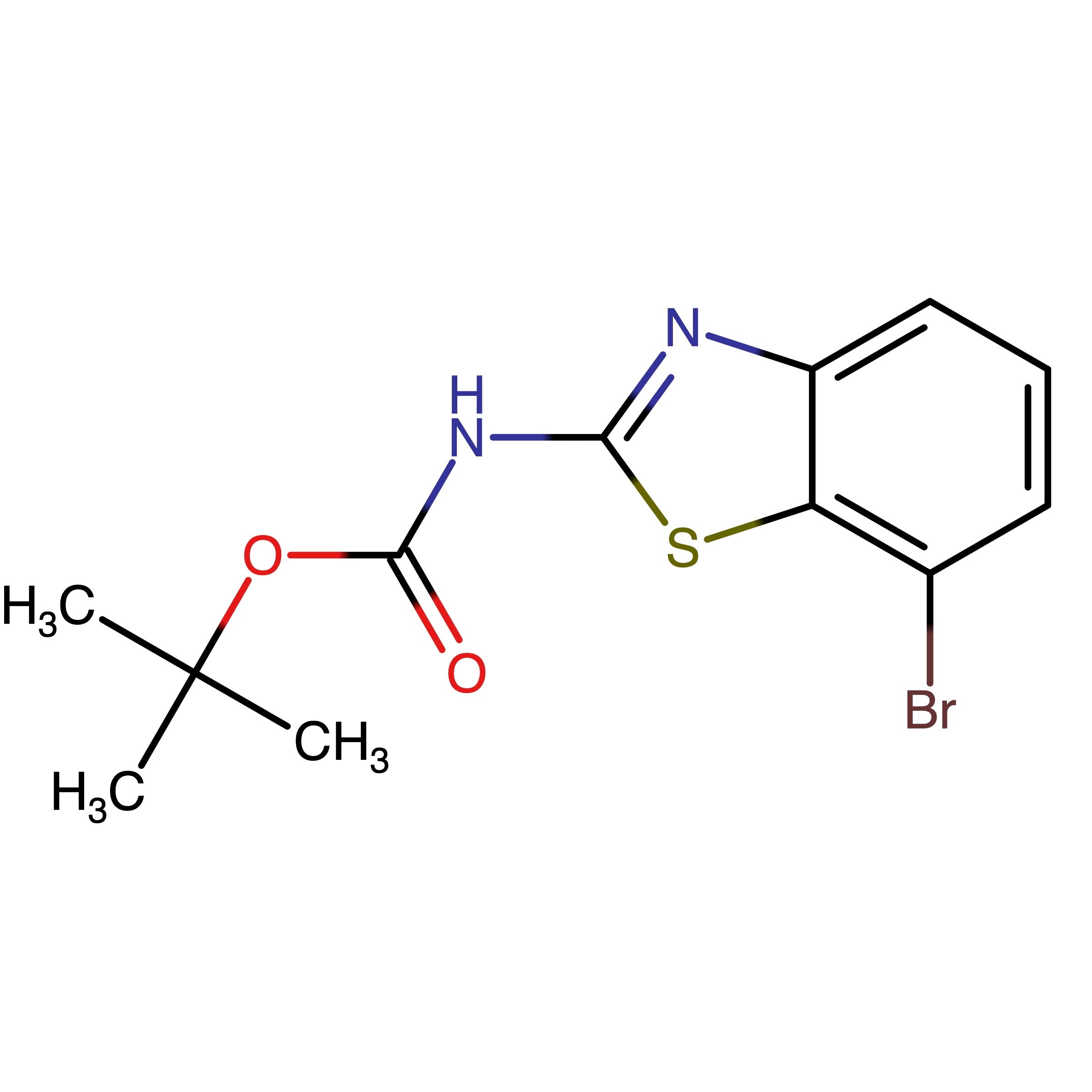CAS RN 1373872-61-7 | tert-Butyl (7-bromobenzo[d]thiazol-2-yl)carbamate
