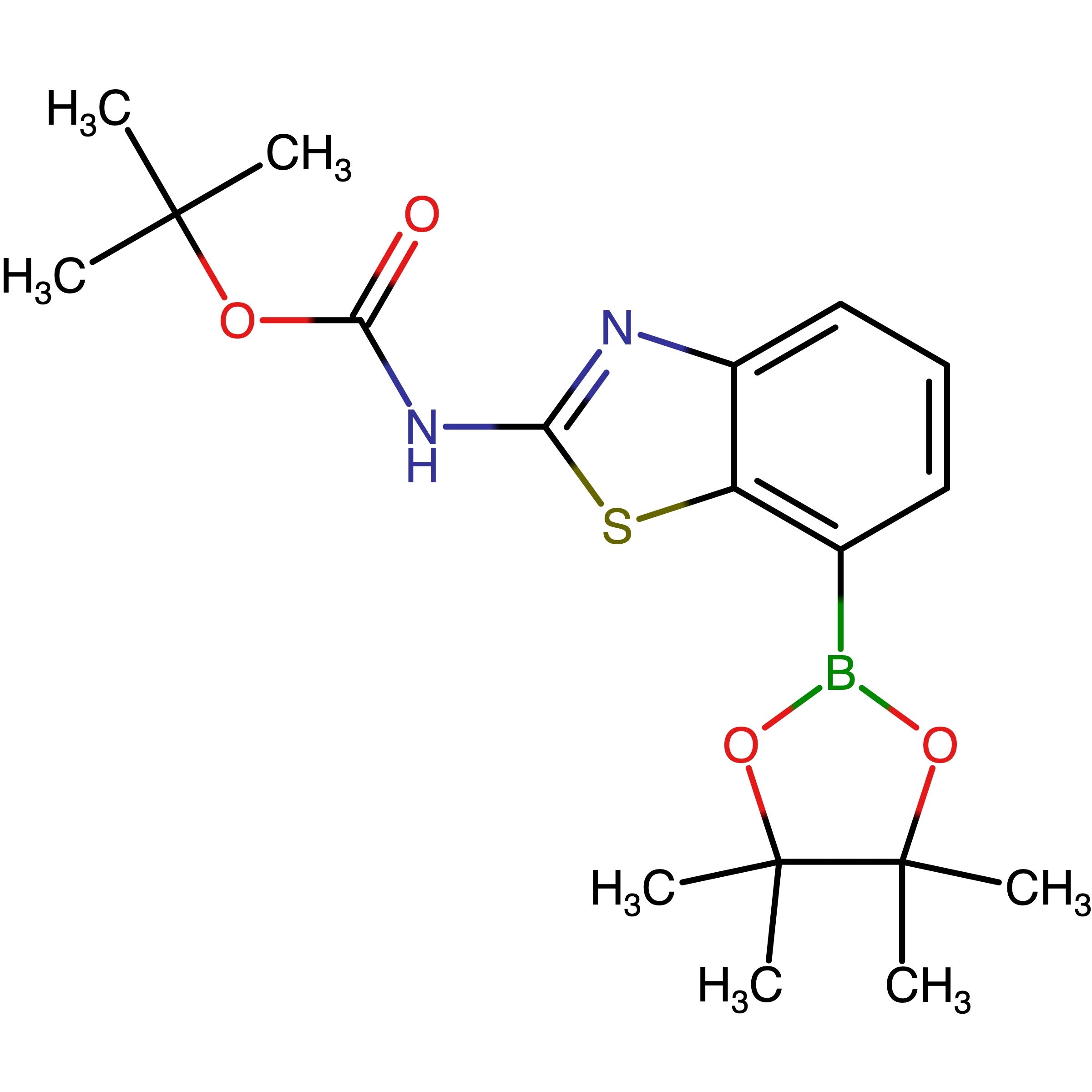 CAS RN 1373872-62-8 | tert-Butyl (7-(4,4,5,5-tetramethyl-1,3,2-dioxaborolan-2-yl)benzo[d]thiazol-2-yl)carbamate
