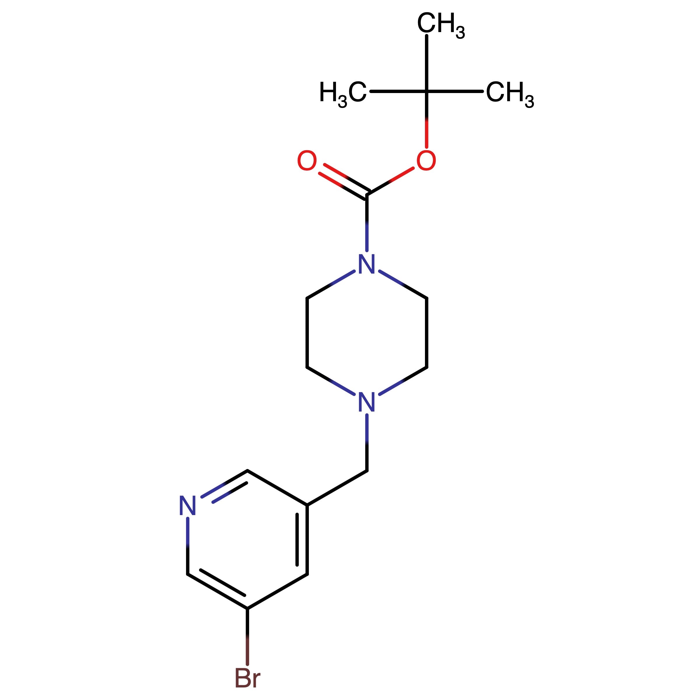 CAS RN 1374144-47-4 | Name: tert-Butyl 4-((5-bromopyridin-3-yl)methyl)piperazine-1-carboxylate