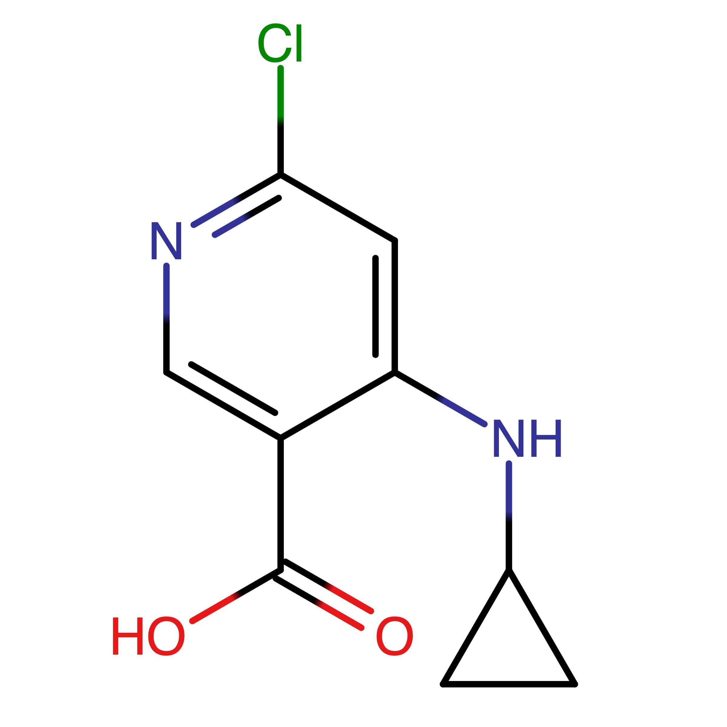CAS RN 1374215-03-8 | 6-Chloro-4-(cyclopropylamino)nicotinic acid | MFCD24502869