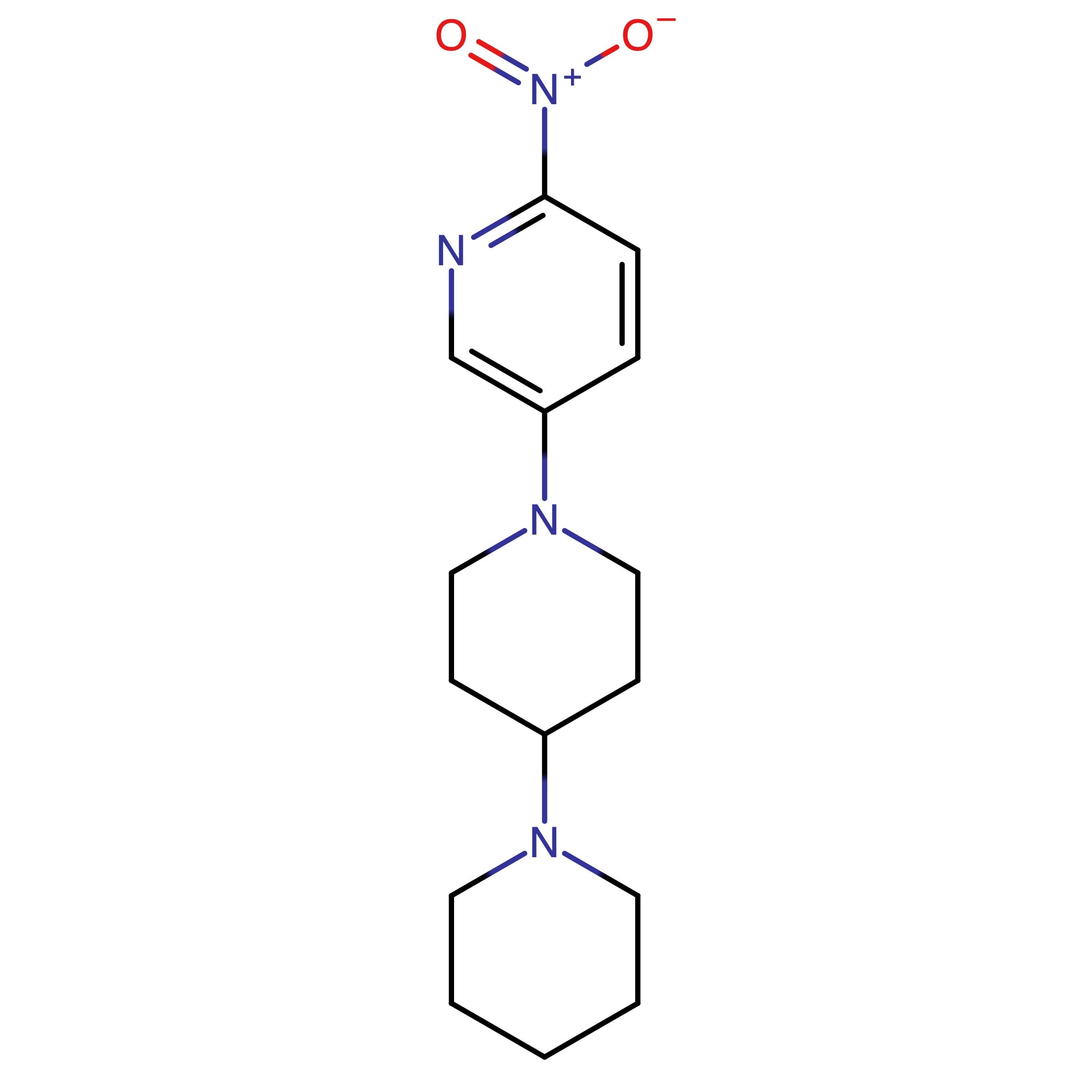 CAS RN 1374635-47-8 | 2_Nitro_5_[4_(1_piperidyl)_1_piperidyl]pyridine