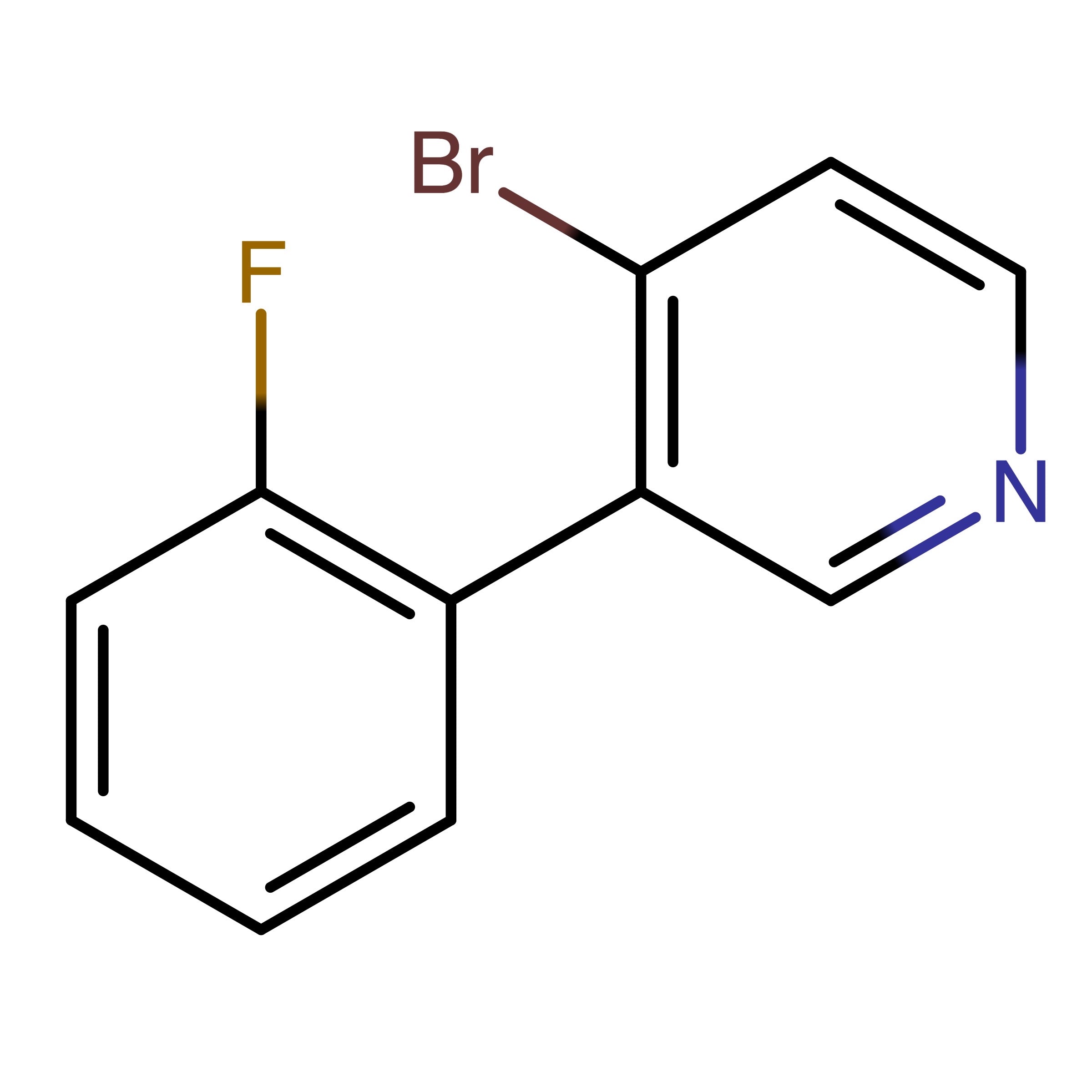 CAS RN 1374665-54-9 | 4-Bromo-3-(2-fluorophenyl)pyridine
