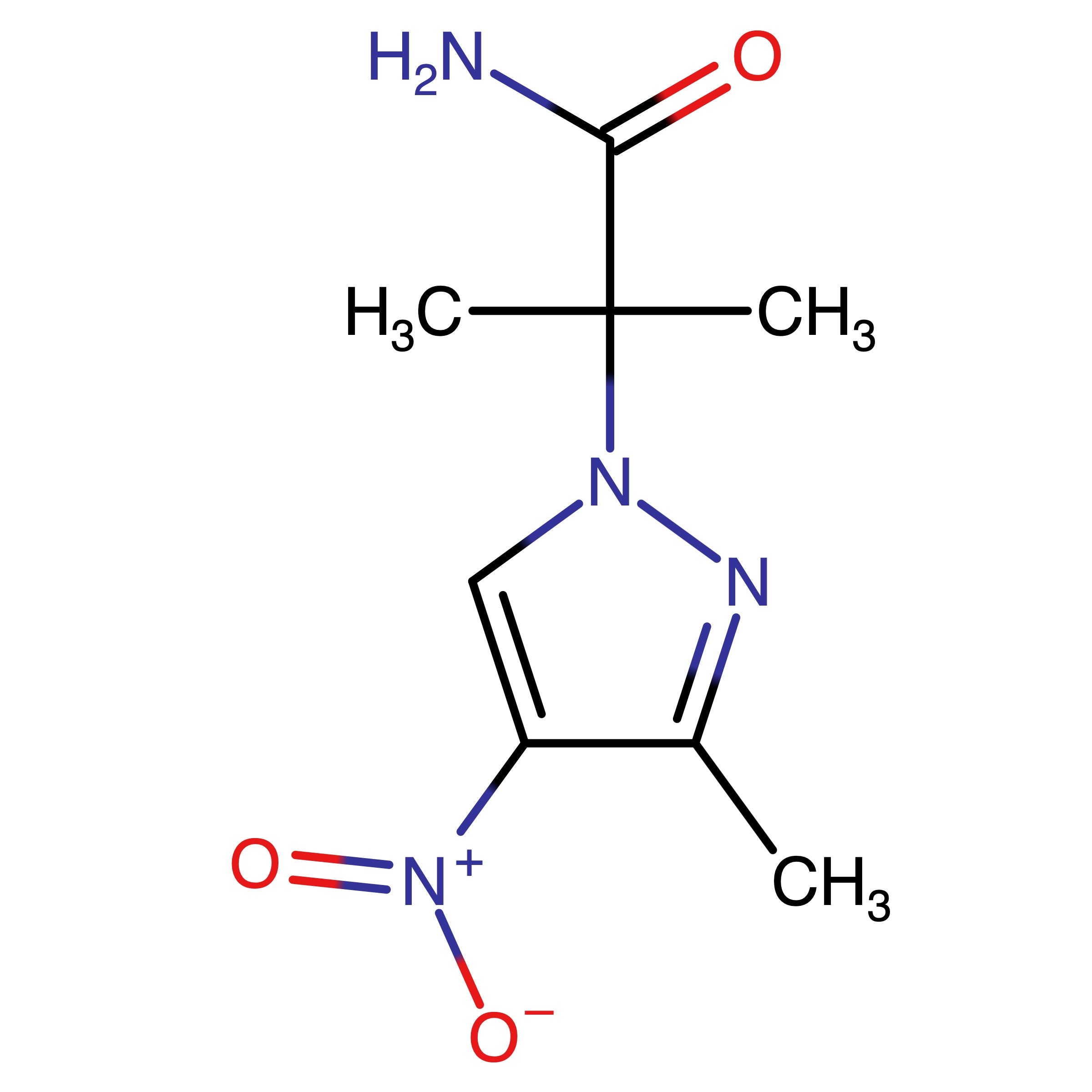 CAS RN 1374829-43-2 | 2-Methyl-2-(3-methyl-4-nitro-1H-pyrazol-1-yl)propanamide | MFCD23161798