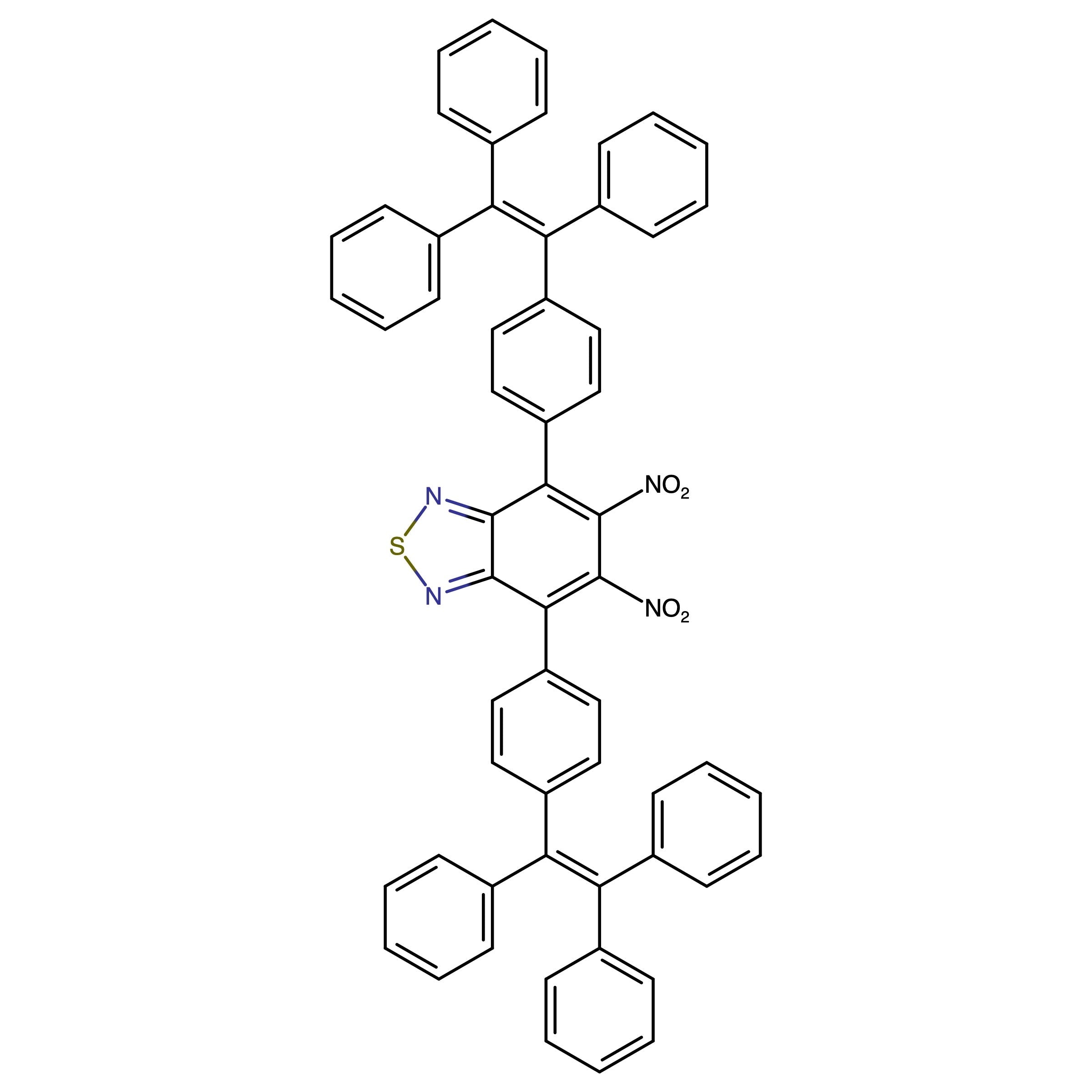 CAS RN 1378502-40-9 | 5,6-Dinitro-4,7-bis(4-(1,2,2-triphenylvinyl)phenyl)benzo[c][1,2,5]thiadiazole