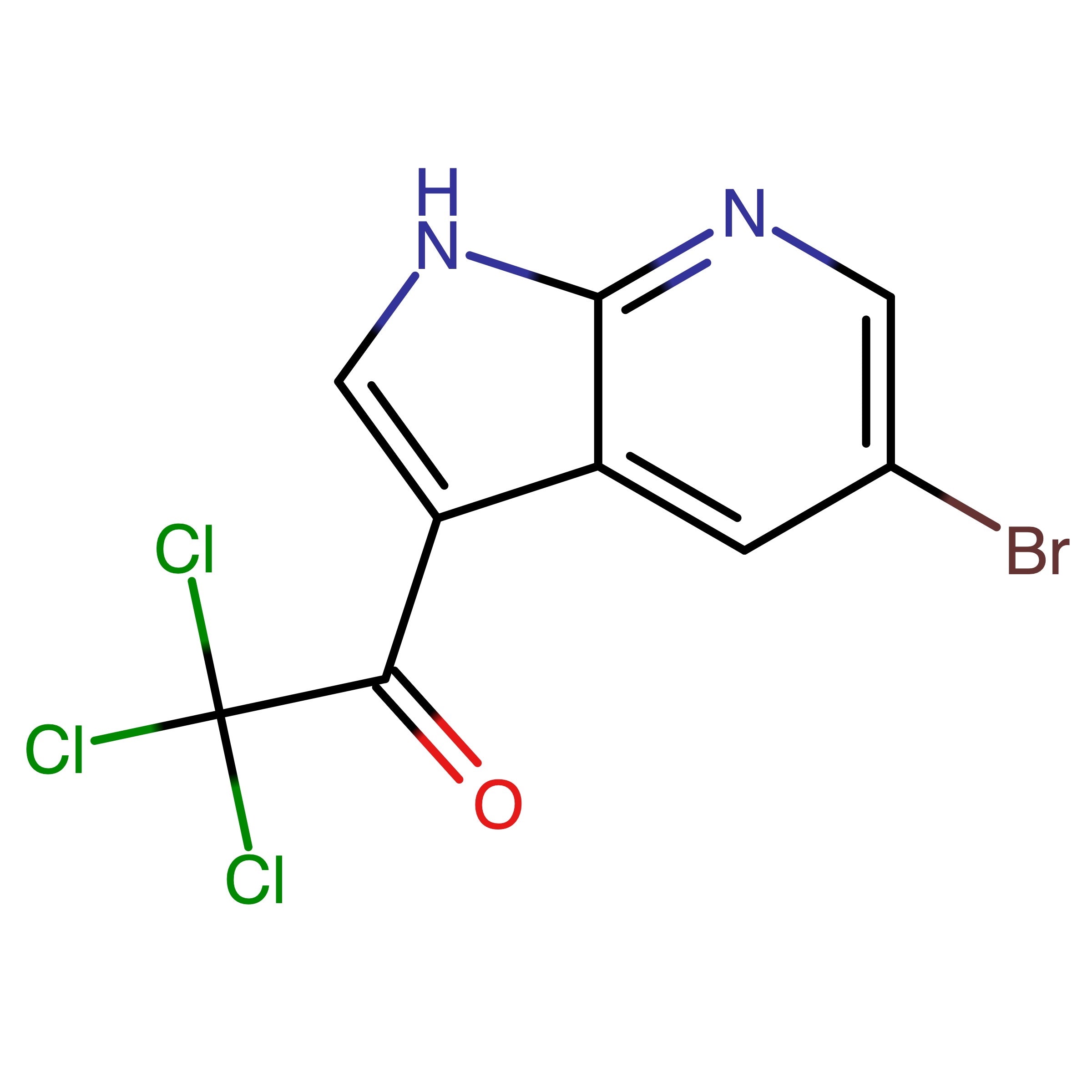 CAS RN 1379670-84-4 | 1-(5-Bromo-1H-pyrrolo[2,3-b]pyridin-3-yl)-2,2,2-trichloroethanone