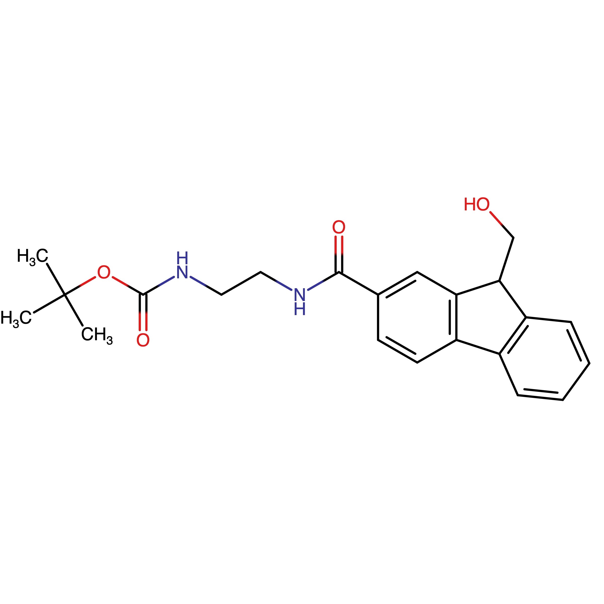 CAS RN 1383921-28-5 | tert-Butyl 2-(9-(hydroxymethyl)-9H-fluorene-2-carboxamido)ethylcarbamate