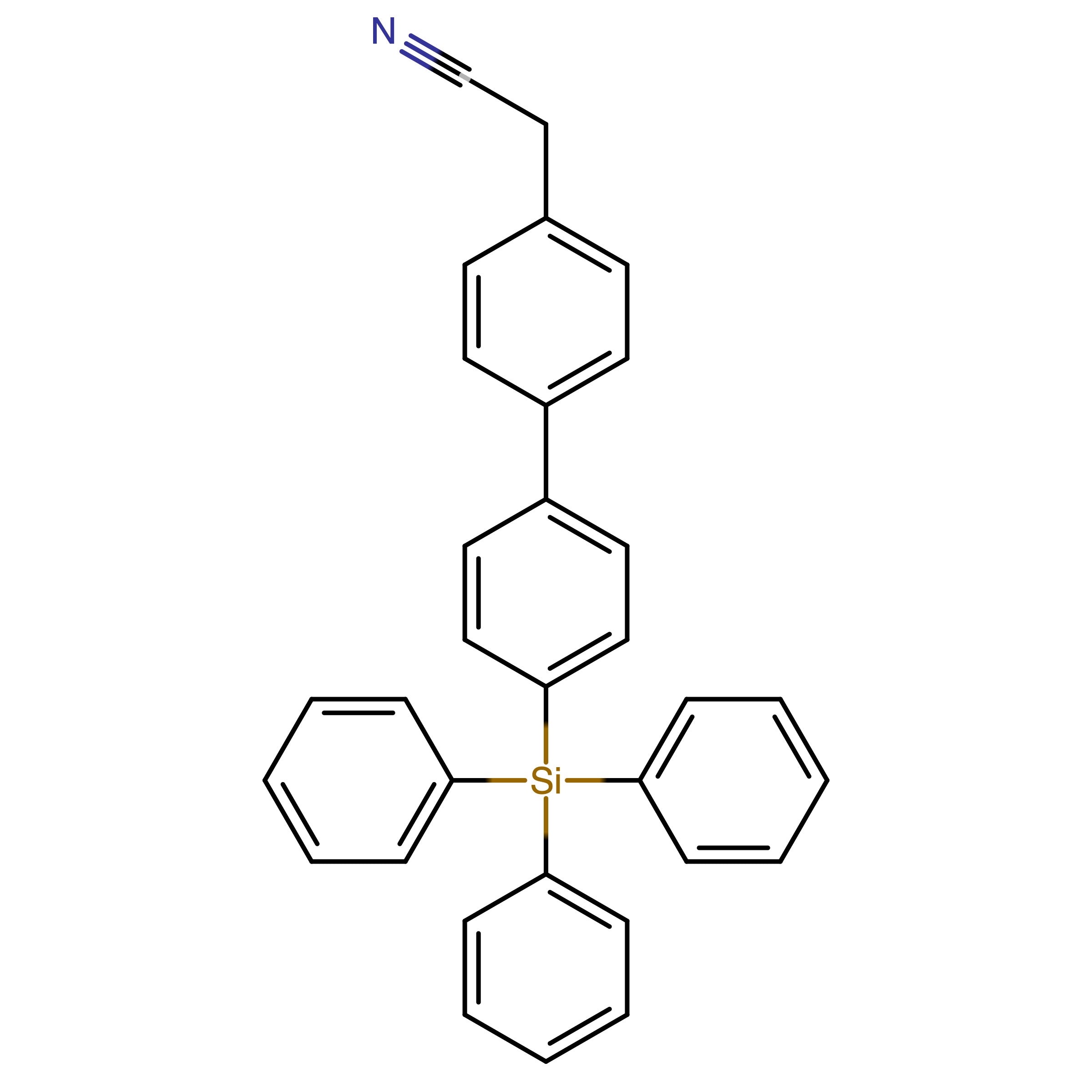 CAS RN 1385017-62-8 | 2-(4'-(Triphenylsilyl)-[1,1'-biphenyl]-4-yl)acetonitrile