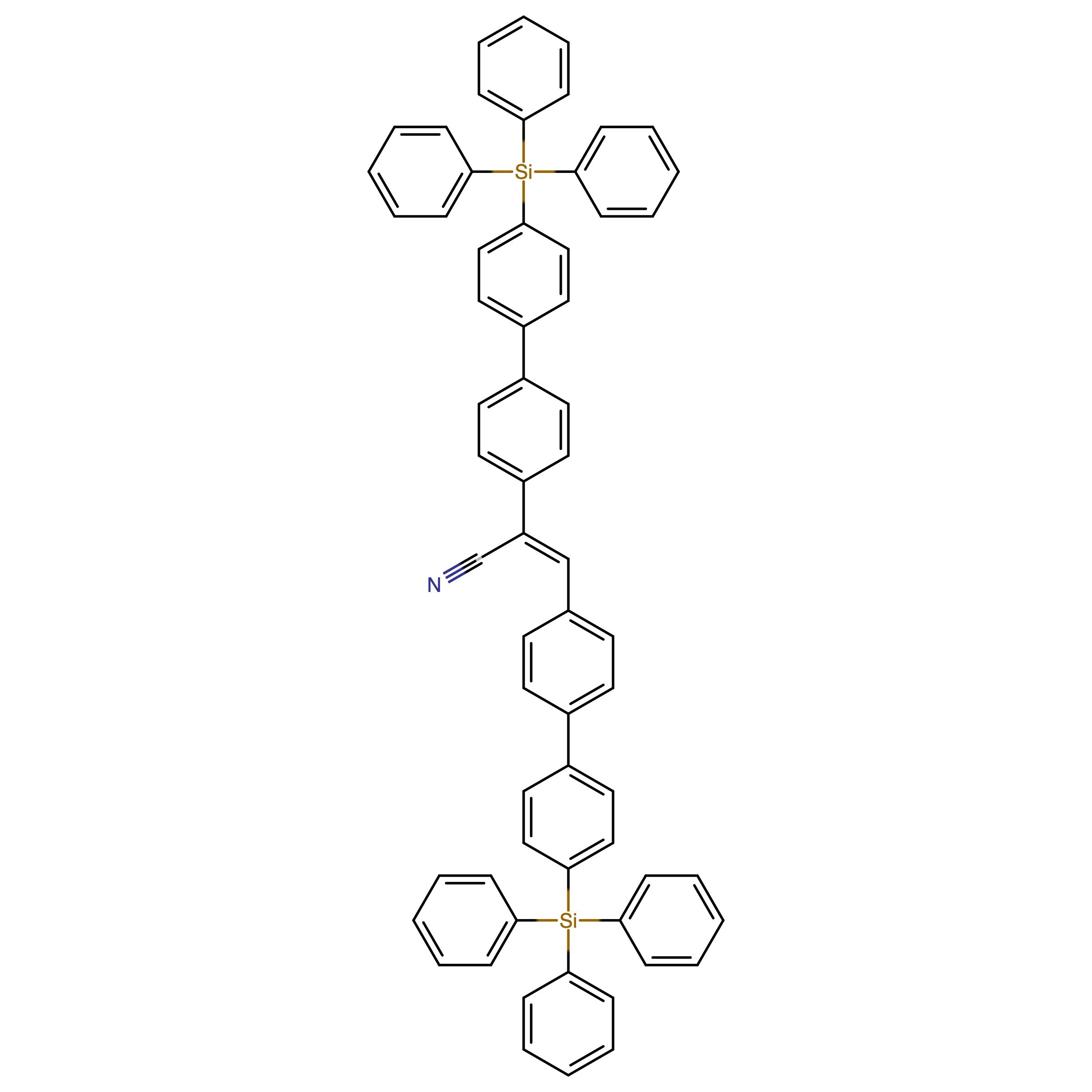 CAS RN 1385017-63-9 | (Z)-2,3-Bis(4'-(triphenylsilyl)-[1,1'-biphenyl]-4-yl)acrylonitrile
