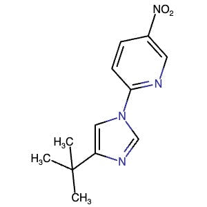 1393125-83-1 | 2-(4-(tert-Butyl)-1H-imidazol-1-yl)-5-nitropyridine - Hoffman Fine Chemicals