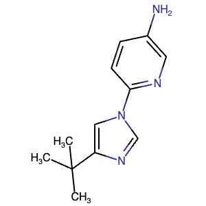 1393125-84-2 | 6-(4-(tert-Butyl)-1H-imidazol-1-yl)pyridin-3-amine - Hoffman Fine Chemicals