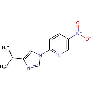 1393125-85-3 | 2-(4-(Propan-2-yl)-1H-imidazol-1-yl)-5-nitropyridine - Hoffman Fine Chemicals