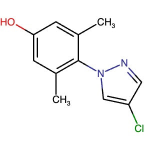 1393125-89-7 | 4-(4-Chloro-1H-pyrazol-1-yl)-3,5-dimethylphenol - Hoffman Fine Chemicals