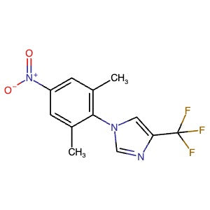 1393125-91-1 | 1-(2,6-Dimethyl-4-nitrophenyl)-4-(trifluoromethyl)-1H-imidazole - Hoffman Fine Chemicals