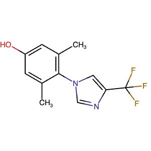 1393125-92-2 | 3,5-Dimethyl-4-(4-(trifluoromethyl)-1H-imidazol-1-yl)phenol - Hoffman Fine Chemicals