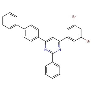 1393350-29-2 | 4-([1,1'-Biphenyl]-4-yl)-6-(3,5-dibromophenyl)-2-phenylpyrimidine - Hoffman Fine Chemicals