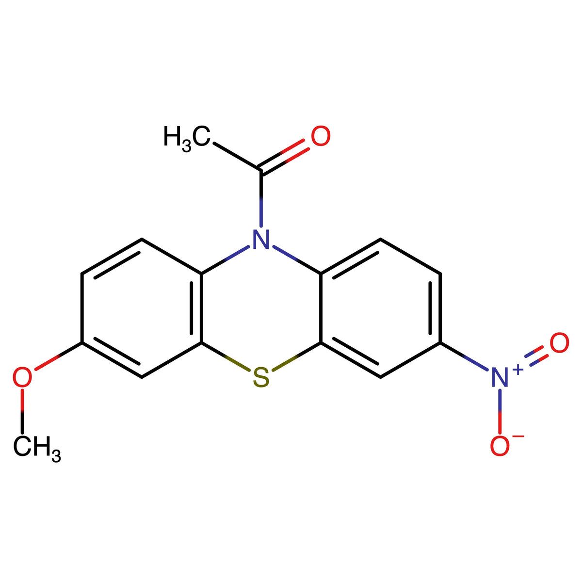 CAS RN 1393520-03-0 | 1-(3-Methoxy-7-nitrophenothiazin-10-yl)ethanone | MFCD32663174