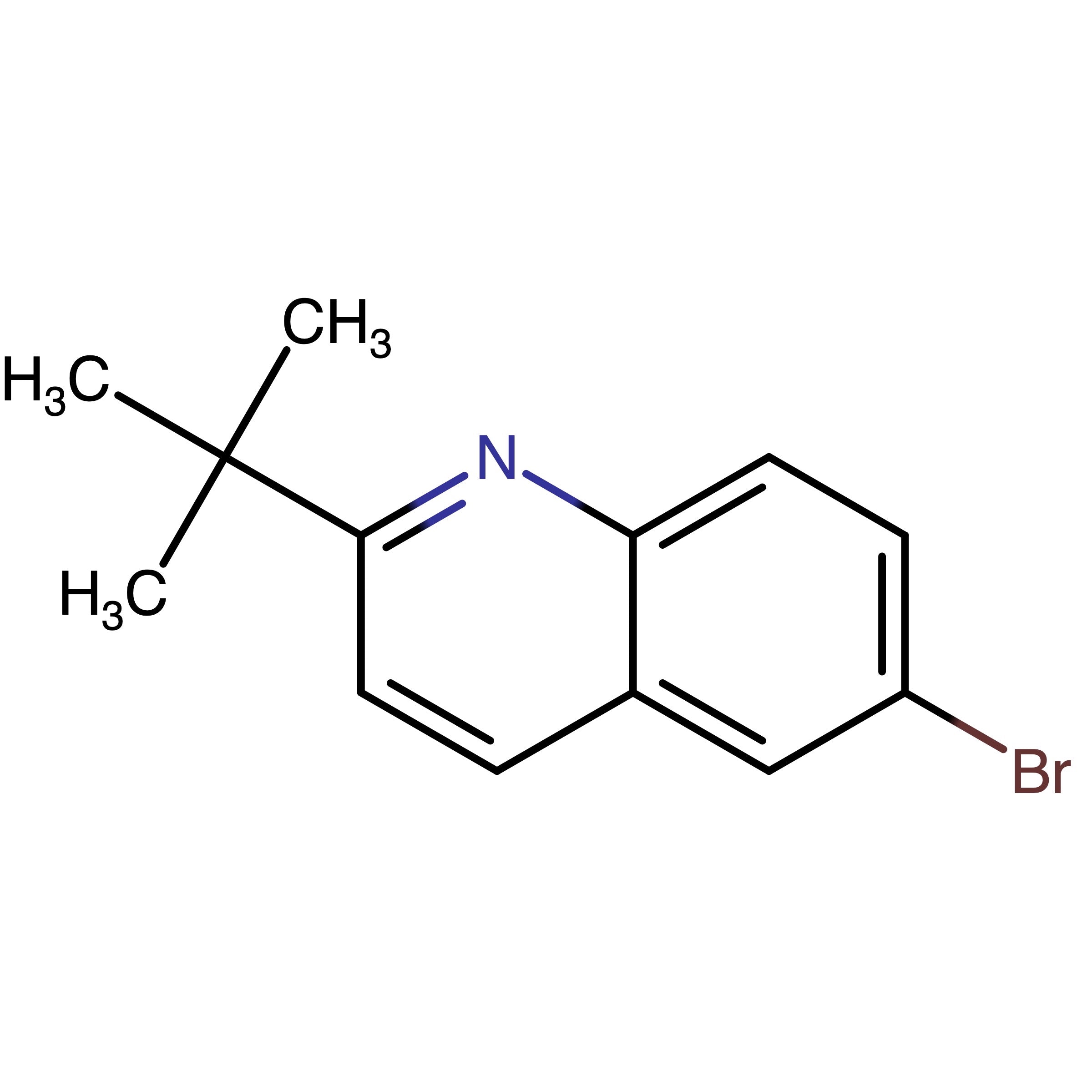 CAS RN 1394819-76-1 | 6-Bromo-2-(tert-butyl)quinoline | MFCD28337052