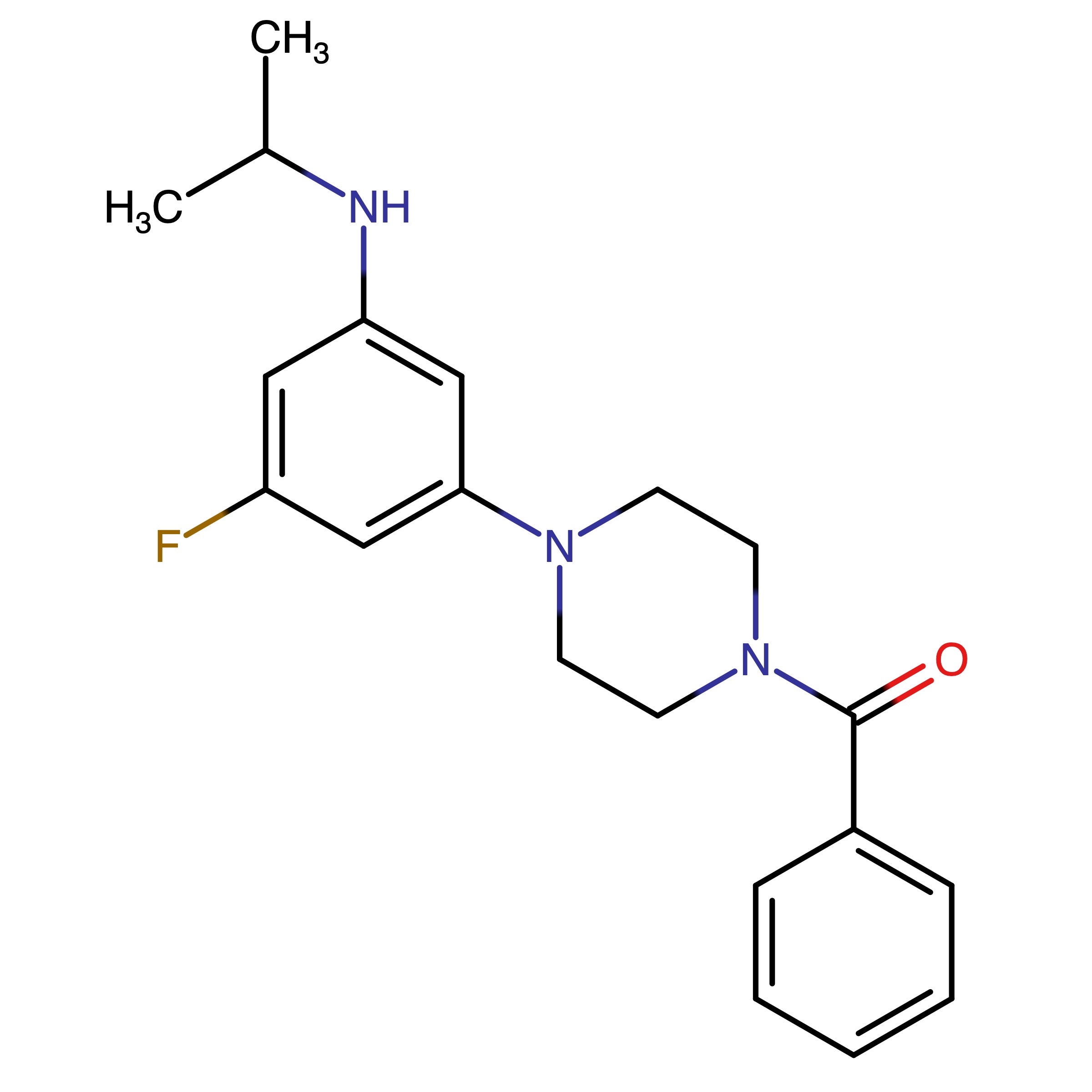 CAS RN 1396778-39-4 | (4-(3-Fluoro-5-(isopropylamino)phenyl)piperazin-1-yl)(phenyl)methanone