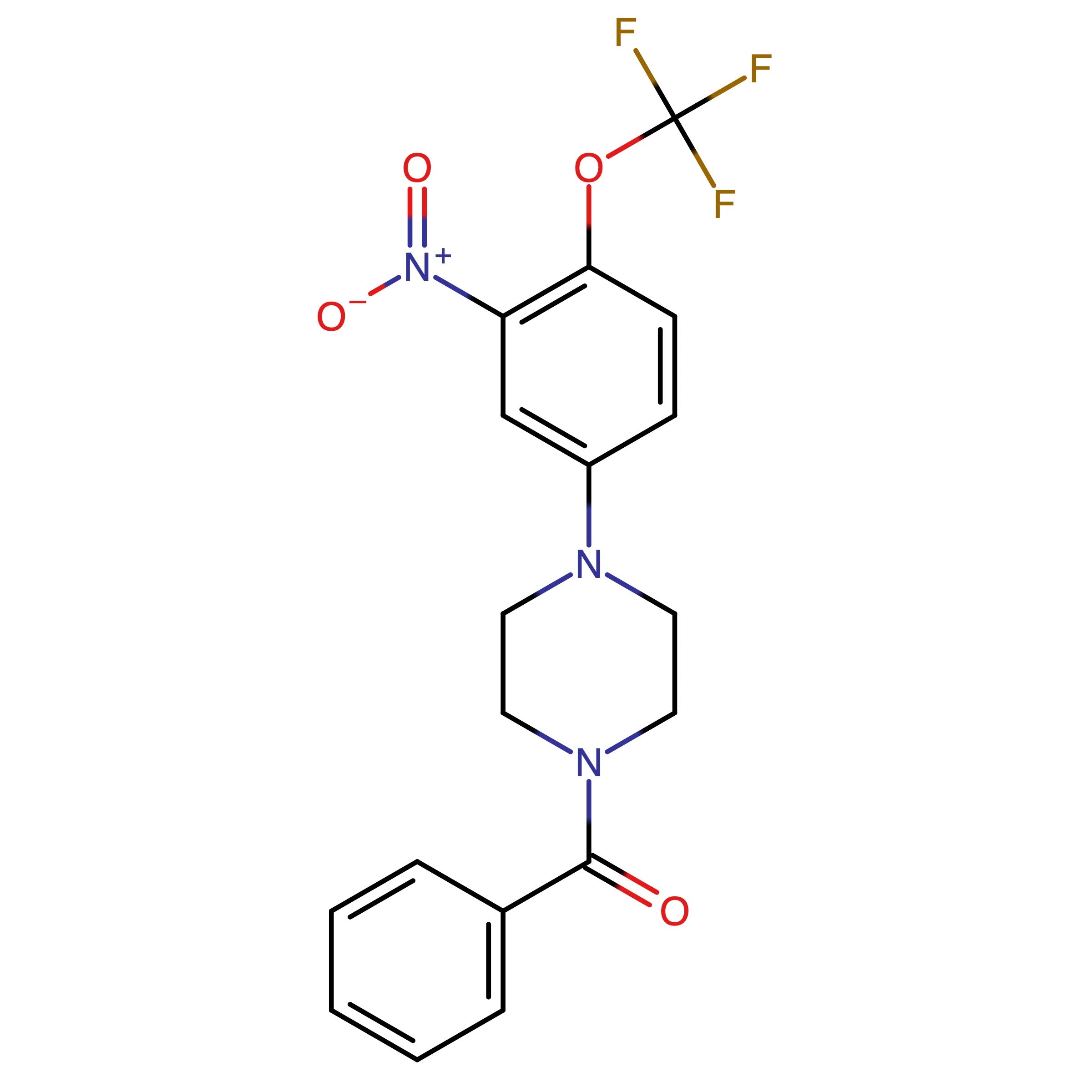 CAS RN 1396779-71-7 | (4-(3-Nitro-4-(trifluoromethoxy)phenyl)piperazin-1-yl)(phenyl)methanone