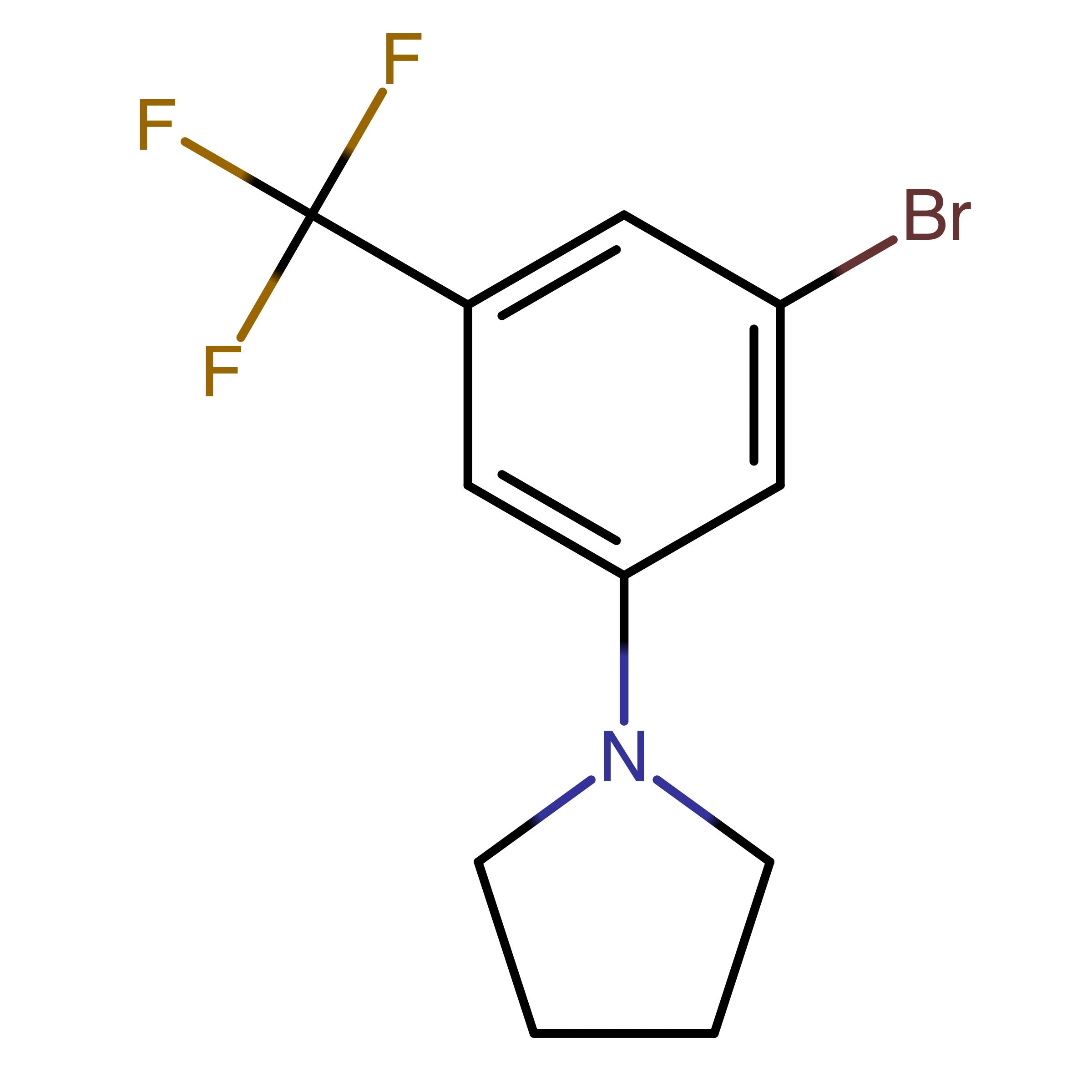 CAS RN 1396780-06-5 | 1-(3-Bromo-5-(trifluoromethyl)phenyl)pyrrolidine | MFCD29049955