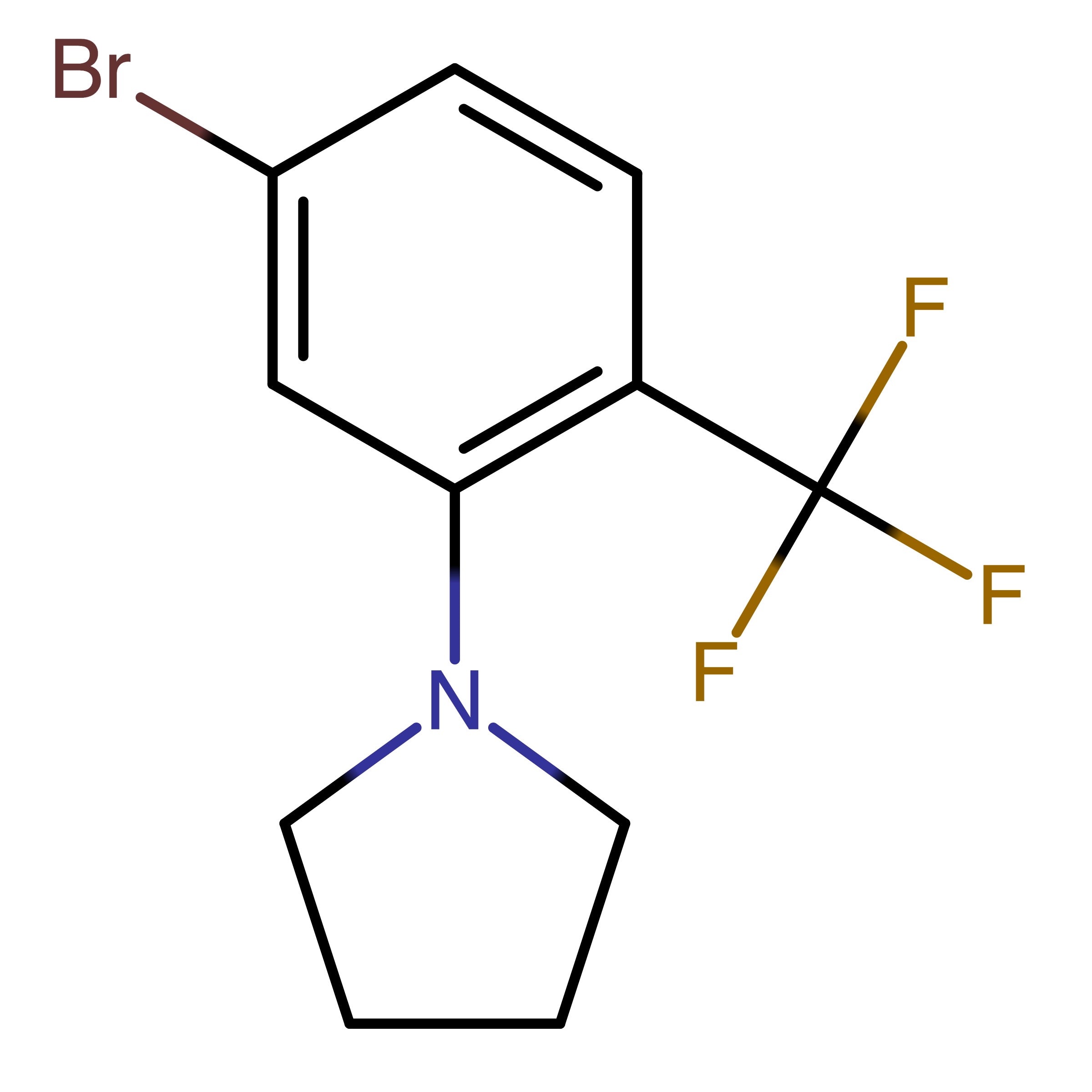 CAS RN 1396780-07-6 | 1-[5-Bromo-2-(trifluoromethyl)phenyl]pyrrolidine | MFCD28013756