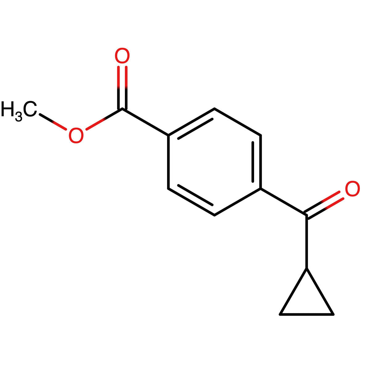 CAS RN 1400701-82-7 | Methyl 4-(cyclopropanecarbonyl)benzoate | MFCD28107521