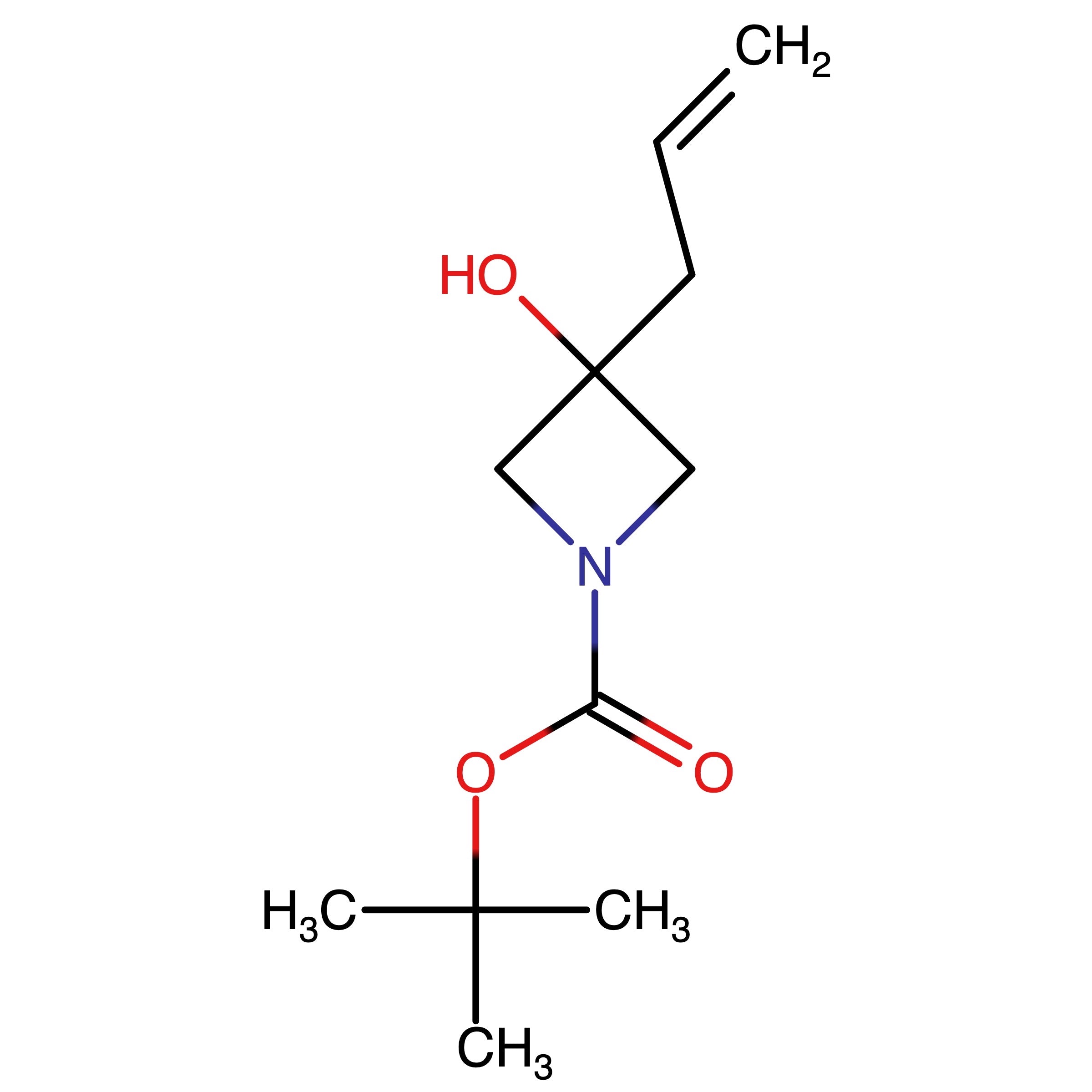 CAS RN 1401728-89-9 | tert-Butyl 3-allyl-3-hydroxyazetidine-1-carboxylate | MFCD21362399