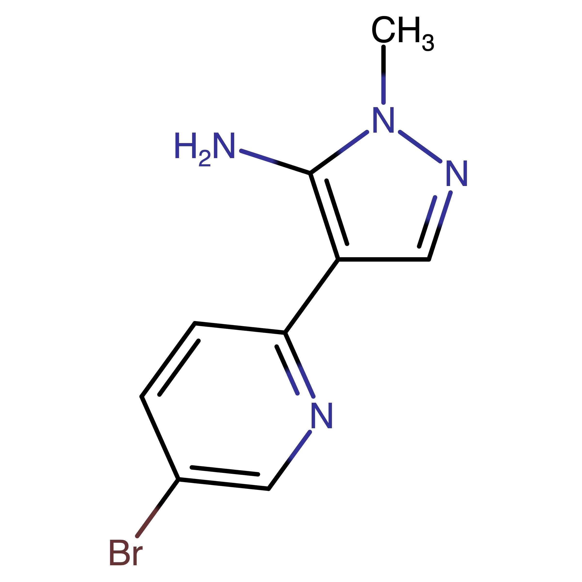 CAS RN 1402465-87-5 | 4-(5-Bromo-2-pyridyl)-2-methyl-pyrazol-3-amine