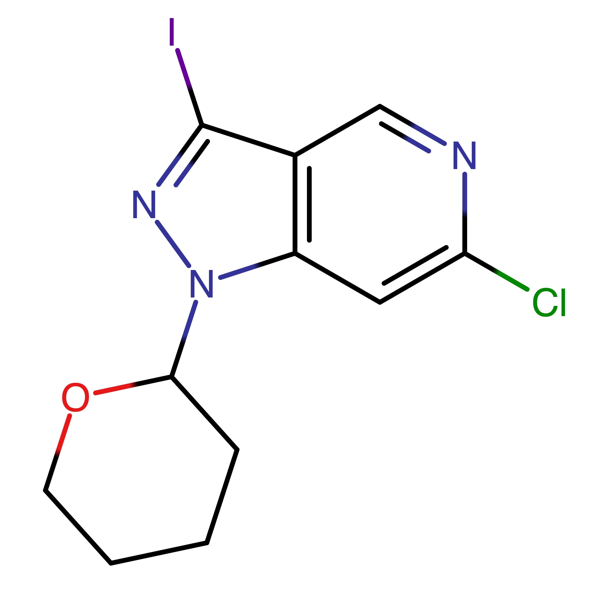CAS RN 1416714-59-4 | 6-Chloro-3-iodo-1-(tetrahydro-2H-pyran-2-yl)-1H-pyrazolo[4,3-c]pyridine | MFCD22689823
