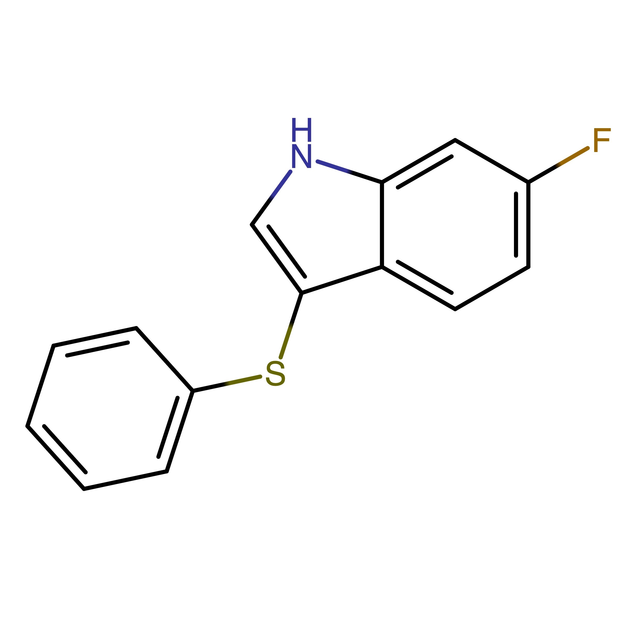 CAS RN 1417051-67-2 | 6-Fluoro-3-(phenylthio)-1H-indole