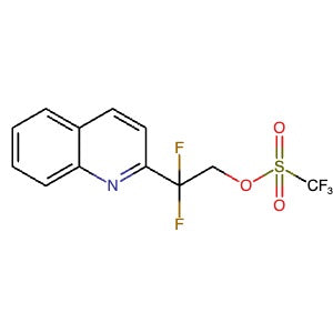 1417189-52-6 | 2,2-Difluoro-2-(quinolin-2-yl)ethyl trifluoromethanesulfonate - Hoffman Fine Chemicals