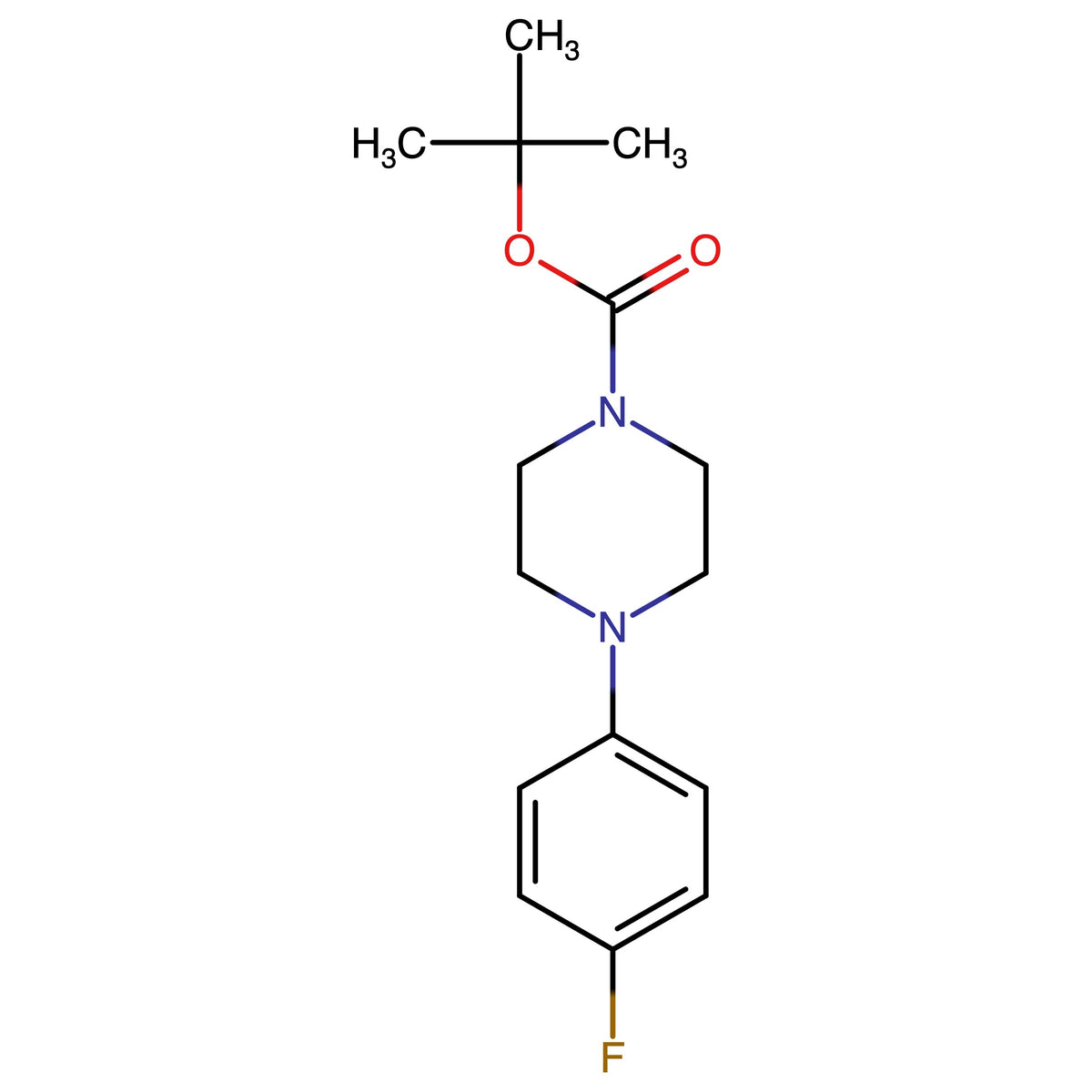 CAS RN 141940-39-8 | tert-ButylÊ4-(4-fluorophenyl)piperazine-1-carboxylate | MFCD11872576